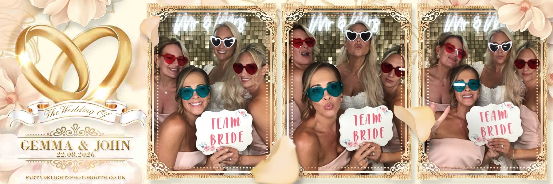 John and Gemma's Wedding | View more photos from the event at gallery.partydelightsphotobooth.co.uk/u/PartyDelightsPhotoBooth/John-and-Gemmas-Wedding