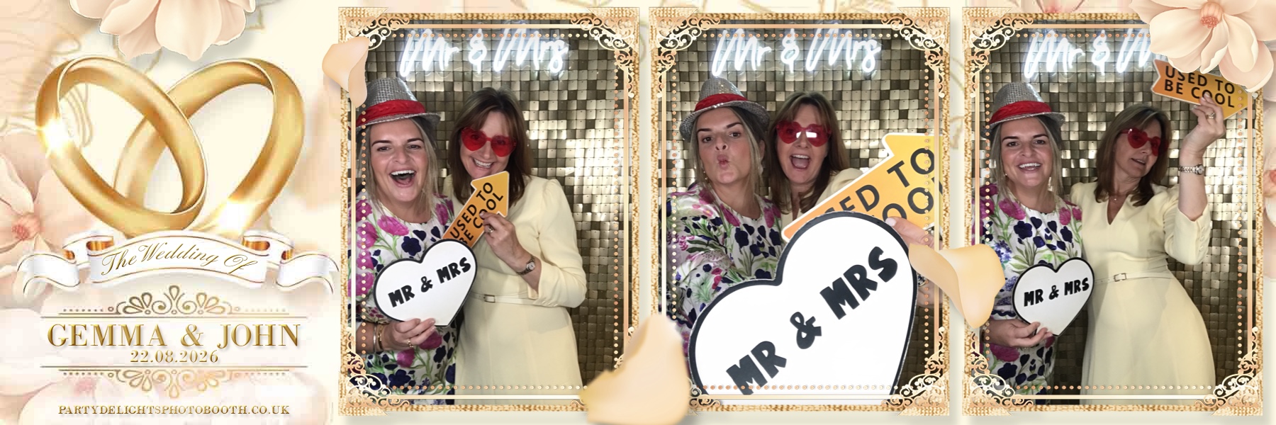 John and Gemma's Wedding | View more photos from the event at gallery.partydelightsphotobooth.co.uk/u/PartyDelightsPhotoBooth/John-and-Gemmas-Wedding