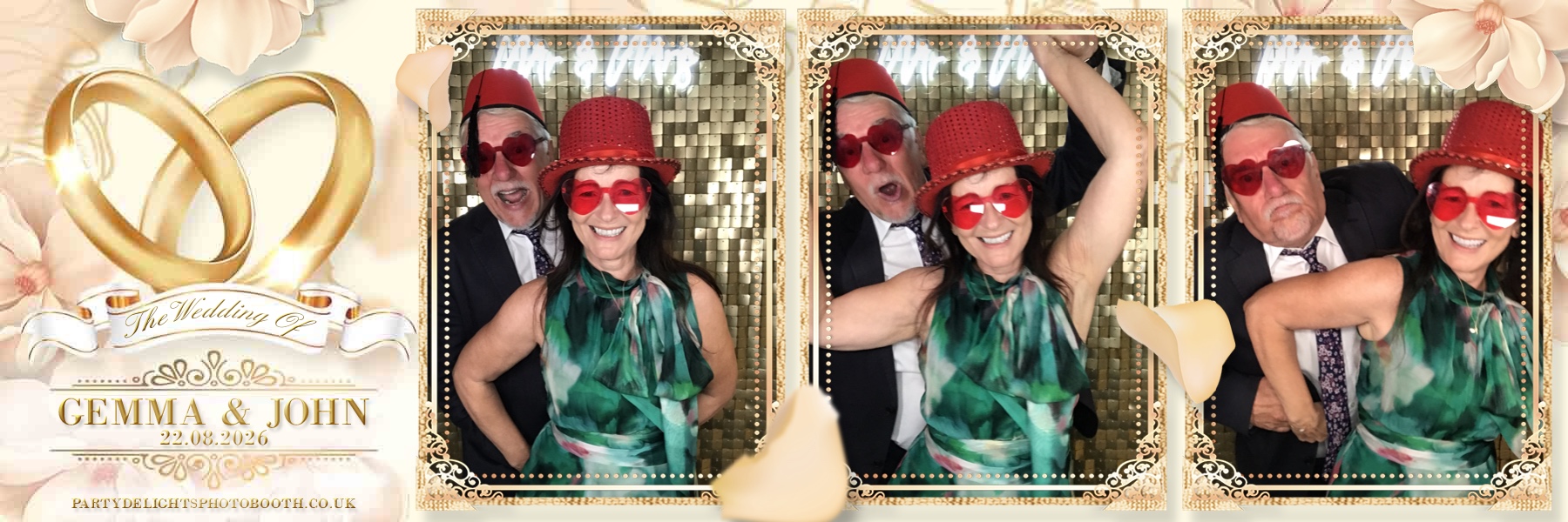 John and Gemma's Wedding | View more photos from the event at gallery.partydelightsphotobooth.co.uk/u/PartyDelightsPhotoBooth/John-and-Gemmas-Wedding