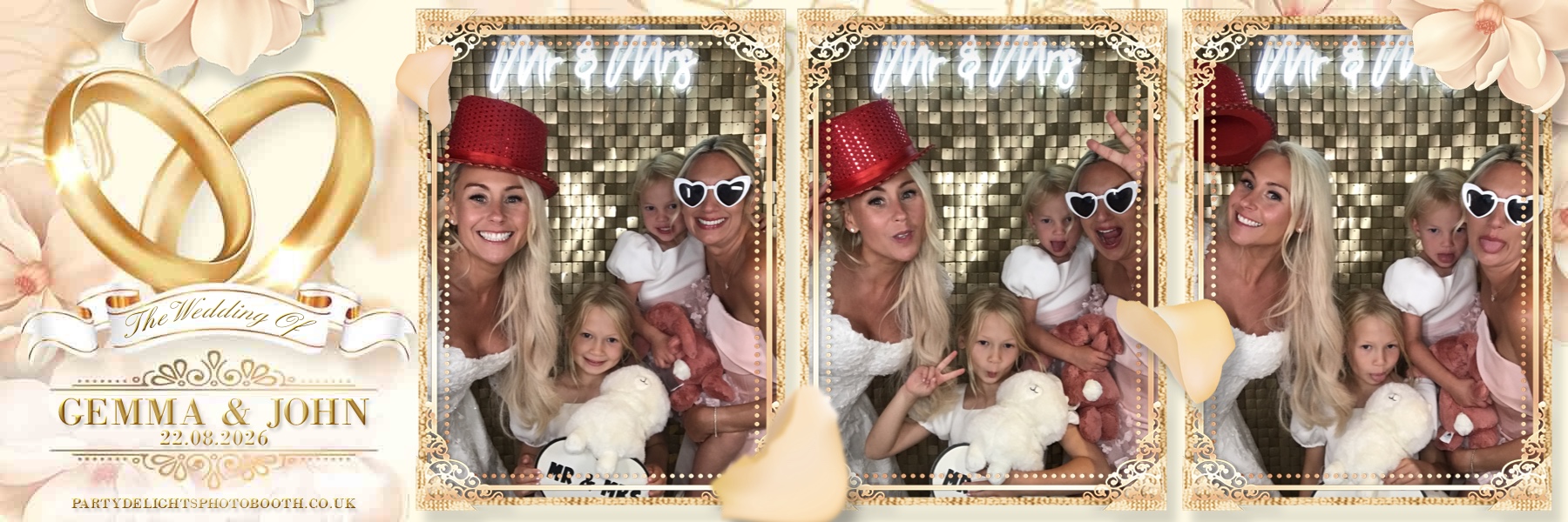 John and Gemma's Wedding | View more photos from the event at gallery.partydelightsphotobooth.co.uk/u/PartyDelightsPhotoBooth/John-and-Gemmas-Wedding