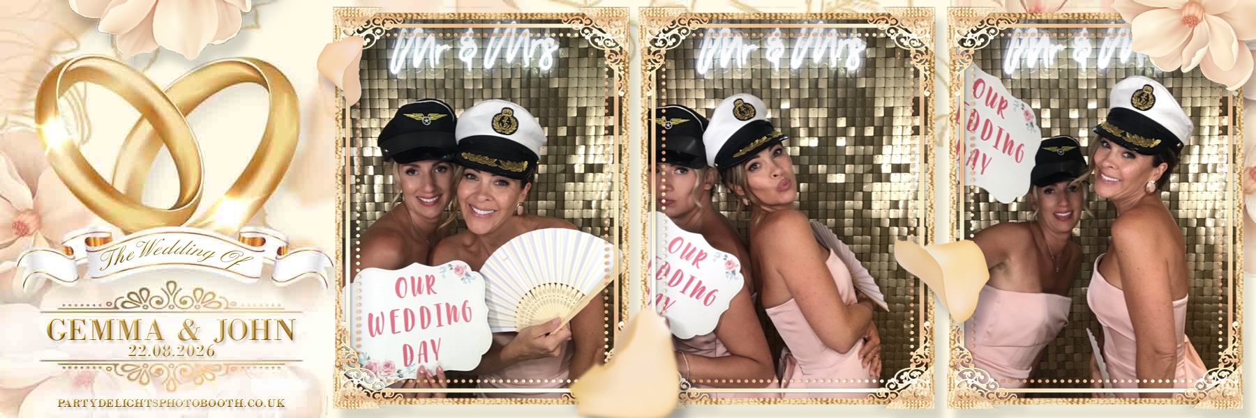 John and Gemma's Wedding | View more photos from the event at gallery.partydelightsphotobooth.co.uk/u/PartyDelightsPhotoBooth/John-and-Gemmas-Wedding