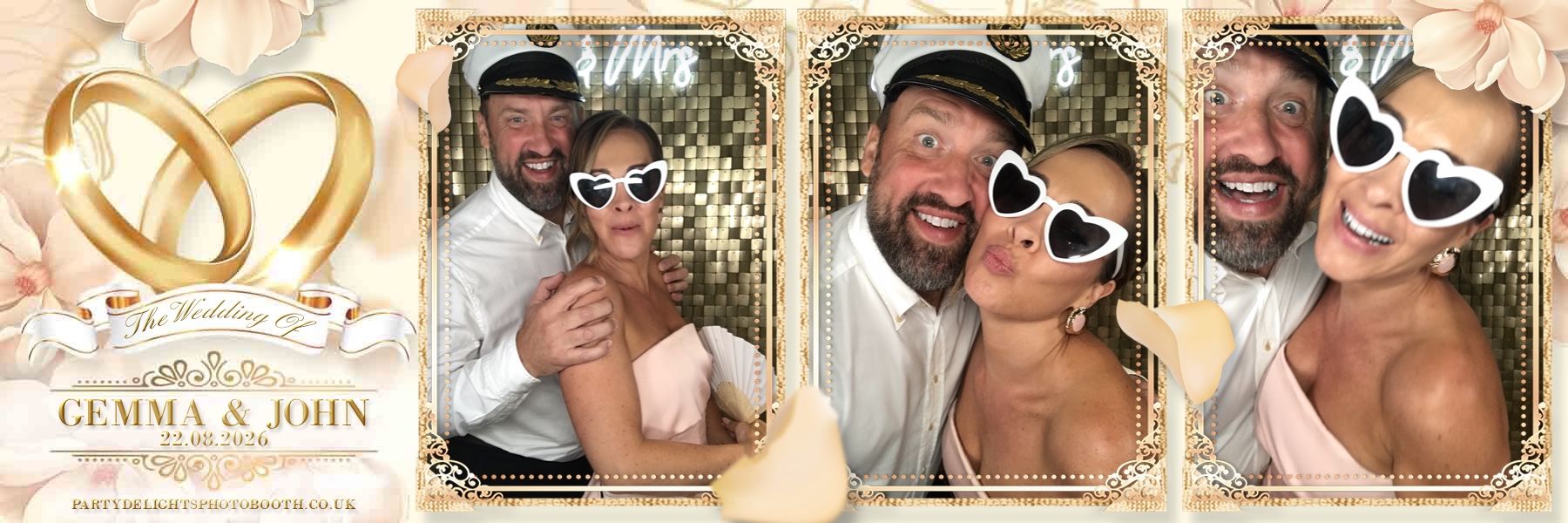 John and Gemma's Wedding | View more photos from the event at gallery.partydelightsphotobooth.co.uk/u/PartyDelightsPhotoBooth/John-and-Gemmas-Wedding