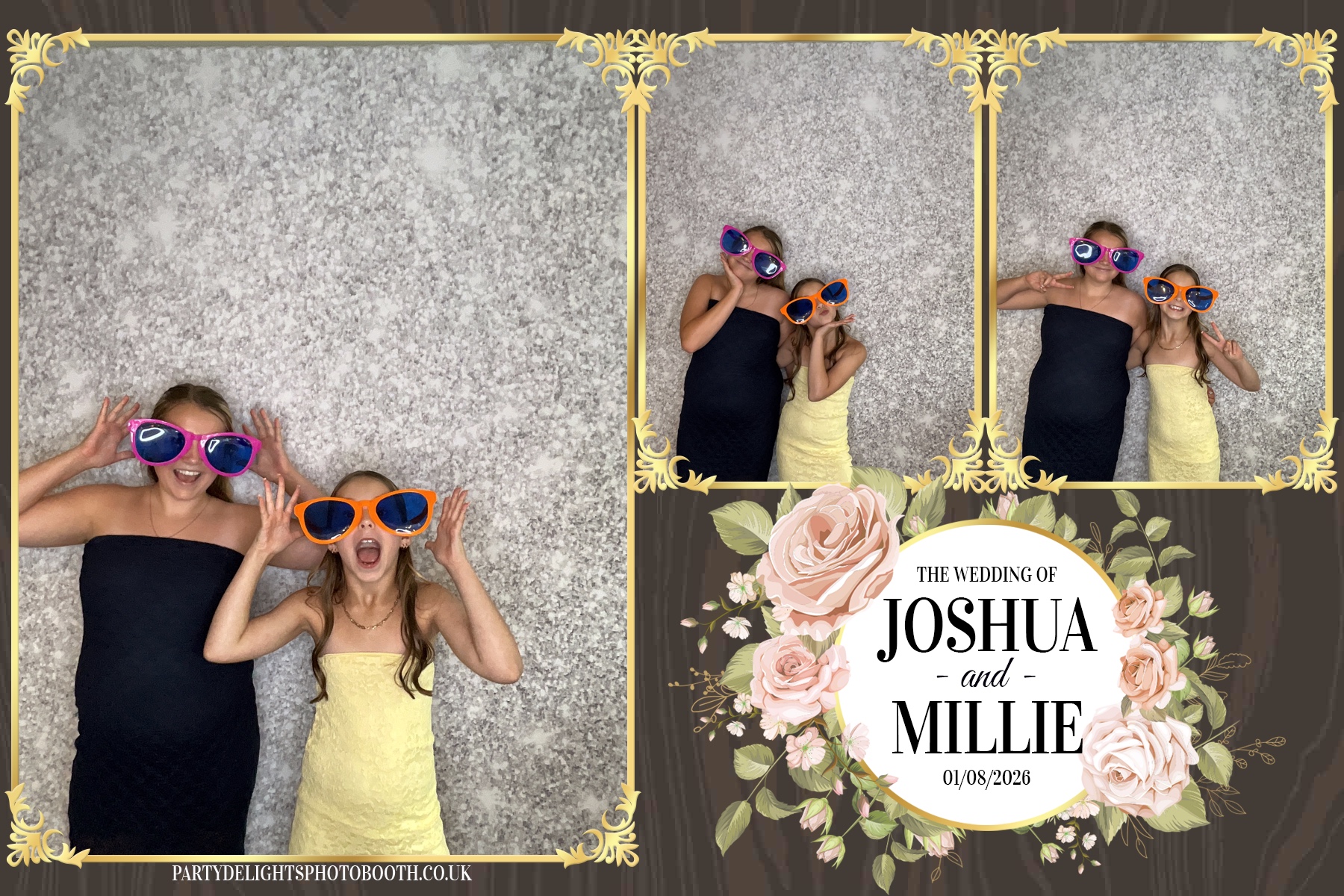 Josh and Millie's Wedding Reception | View more photos from the event at gallery.partydelightsphotobooth.co.uk/u/PartyDelightsPhotoBooth/Josh-and-Millies-Wedding-Reception