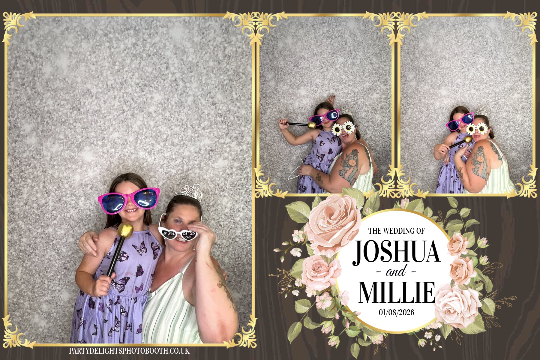 Josh and Millie's Wedding Reception | View more photos from the event at gallery.partydelightsphotobooth.co.uk/u/PartyDelightsPhotoBooth/Josh-and-Millies-Wedding-Reception