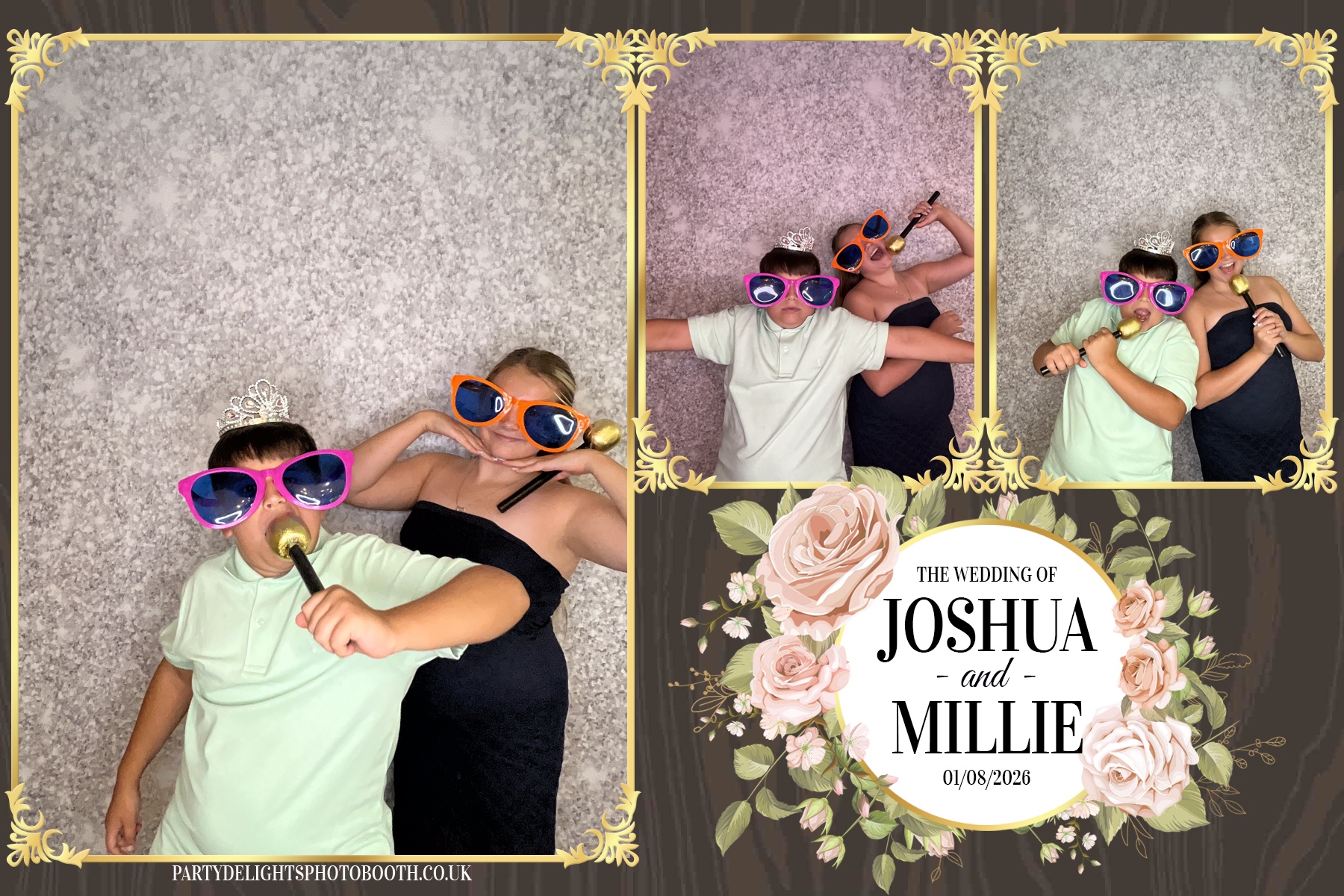 Josh and Millie's Wedding Reception | View more photos from the event at gallery.partydelightsphotobooth.co.uk/u/PartyDelightsPhotoBooth/Josh-and-Millies-Wedding-Reception