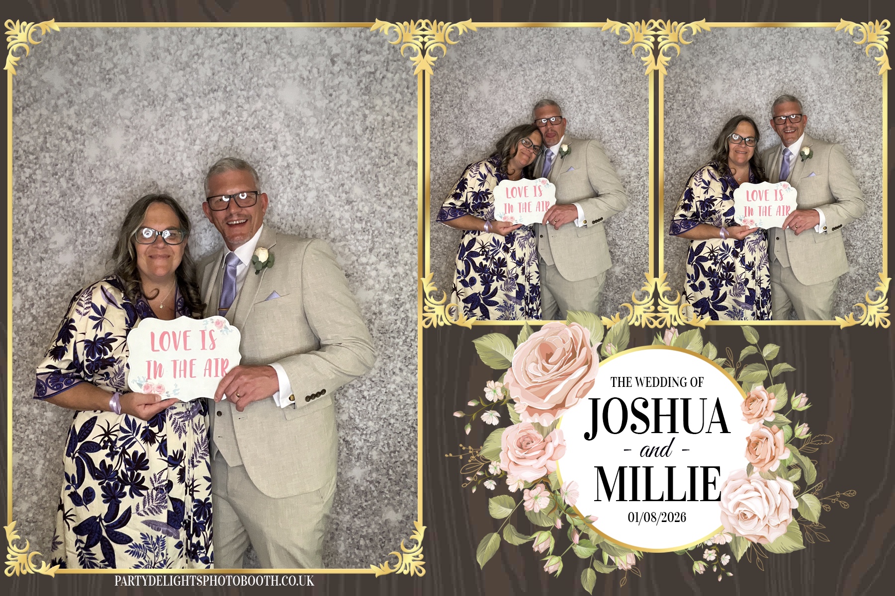 Josh and Millie's Wedding Reception | View more photos from the event at gallery.partydelightsphotobooth.co.uk/u/PartyDelightsPhotoBooth/Josh-and-Millies-Wedding-Reception