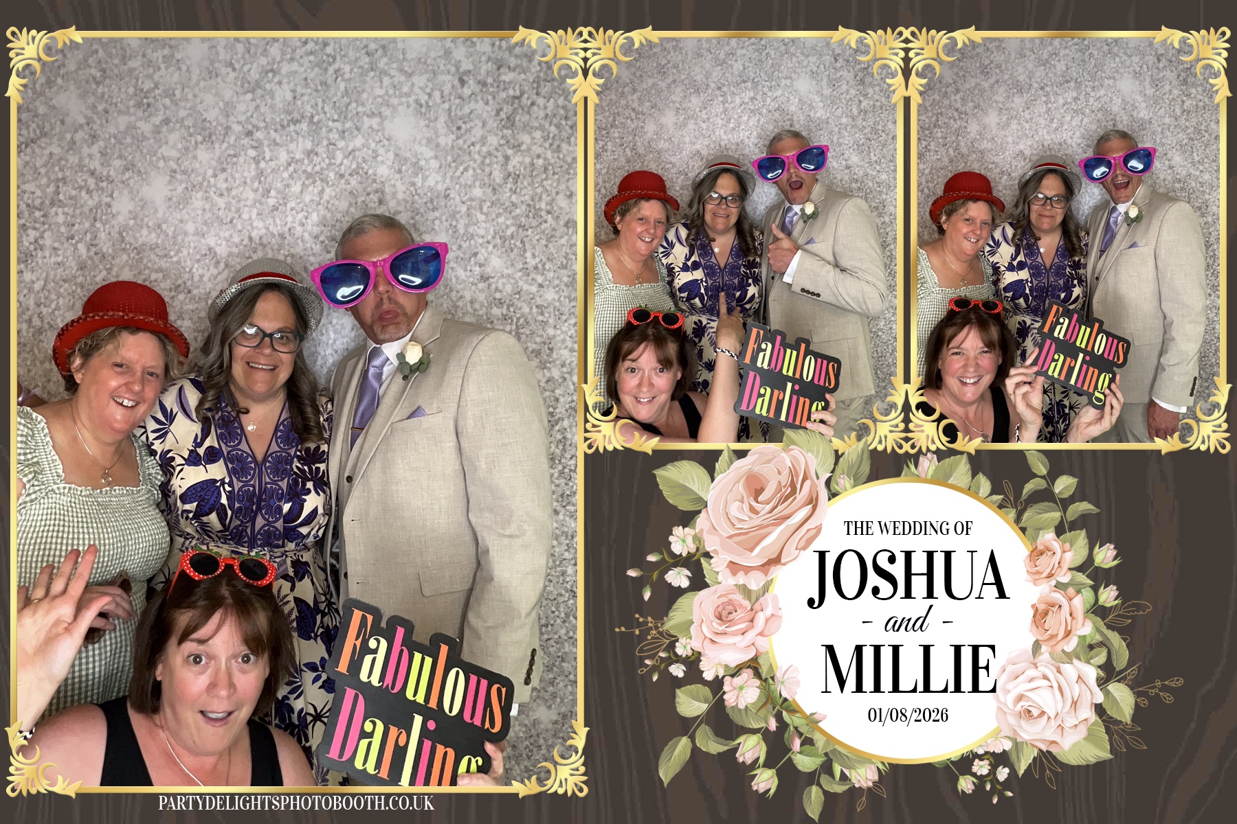 Josh and Millie's Wedding Reception | View more photos from the event at gallery.partydelightsphotobooth.co.uk/u/PartyDelightsPhotoBooth/Josh-and-Millies-Wedding-Reception