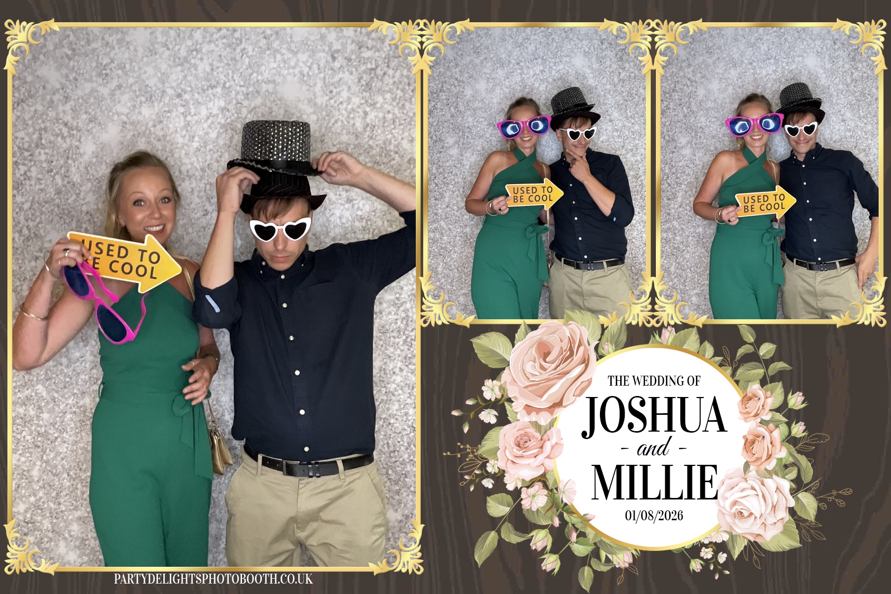 Josh and Millie's Wedding Reception | View more photos from the event at gallery.partydelightsphotobooth.co.uk/u/PartyDelightsPhotoBooth/Josh-and-Millies-Wedding-Reception