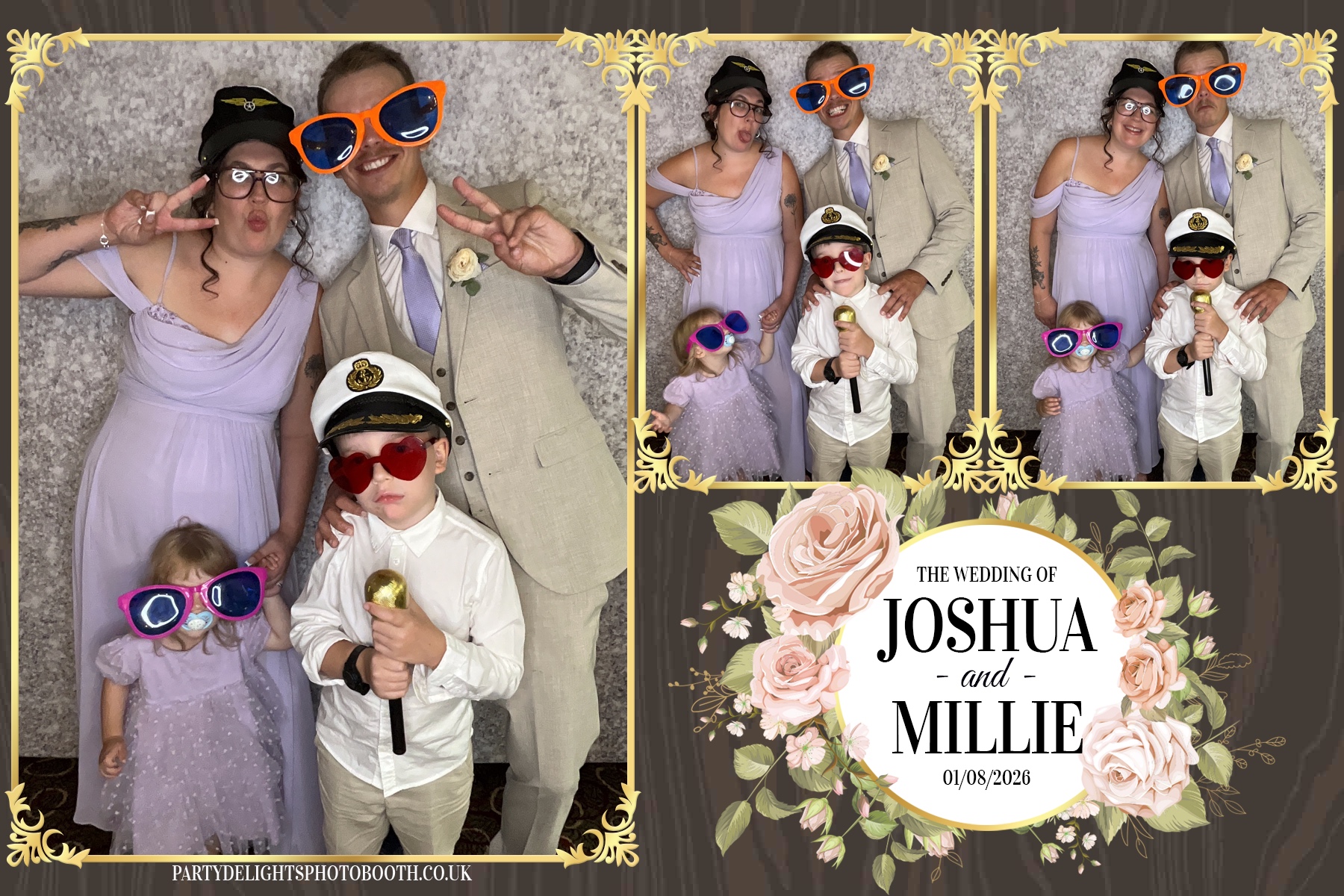 Josh and Millie's Wedding Reception | View more photos from the event at gallery.partydelightsphotobooth.co.uk/u/PartyDelightsPhotoBooth/Josh-and-Millies-Wedding-Reception