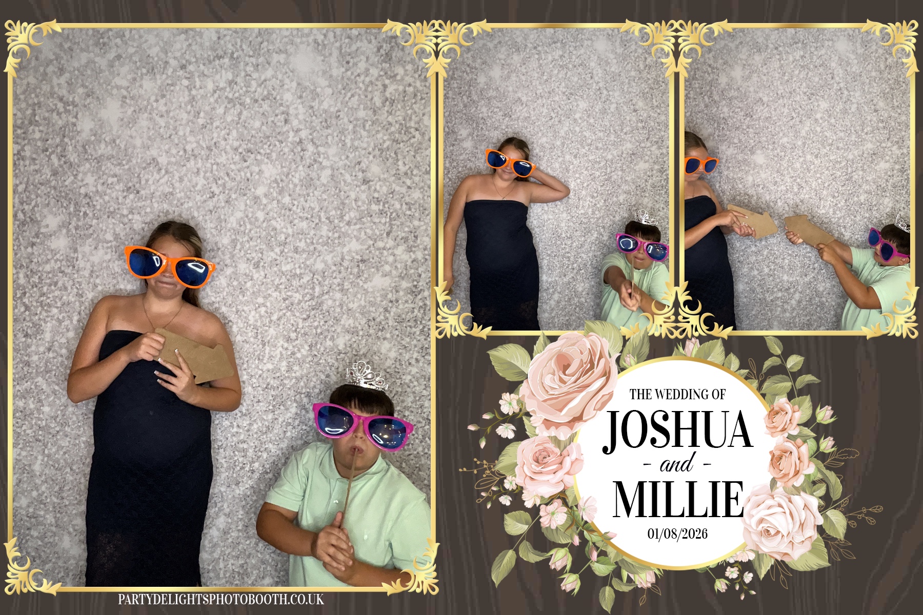 Josh and Millie's Wedding Reception | View more photos from the event at gallery.partydelightsphotobooth.co.uk/u/PartyDelightsPhotoBooth/Josh-and-Millies-Wedding-Reception