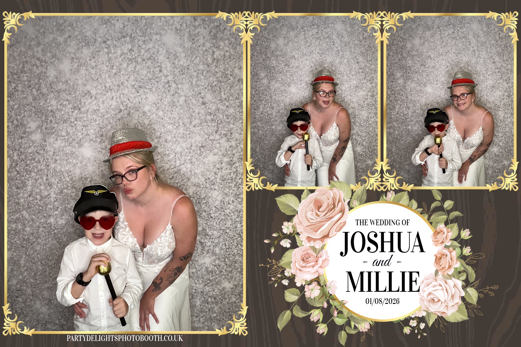 Josh and Millie's Wedding Reception | View more photos from the event at gallery.partydelightsphotobooth.co.uk/u/PartyDelightsPhotoBooth/Josh-and-Millies-Wedding-Reception