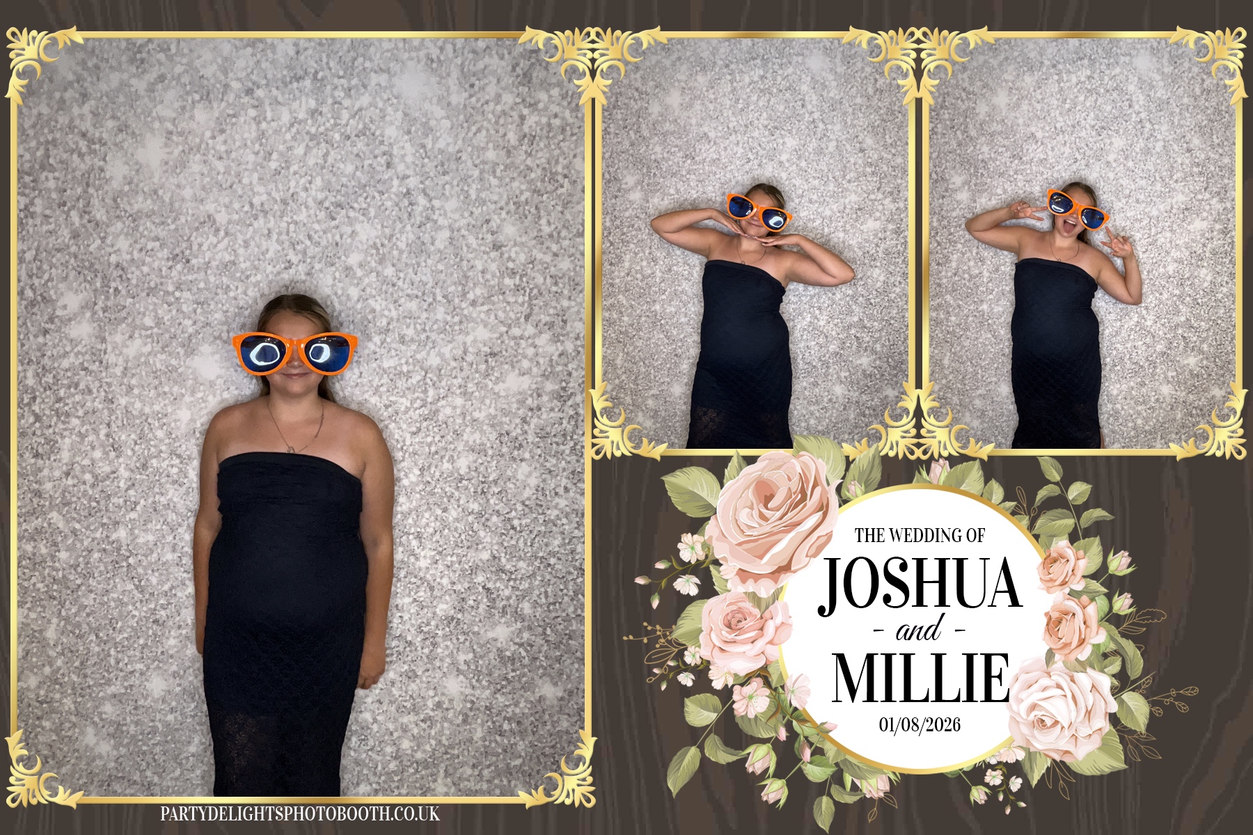 Josh and Millie's Wedding Reception | View more photos from the event at gallery.partydelightsphotobooth.co.uk/u/PartyDelightsPhotoBooth/Josh-and-Millies-Wedding-Reception