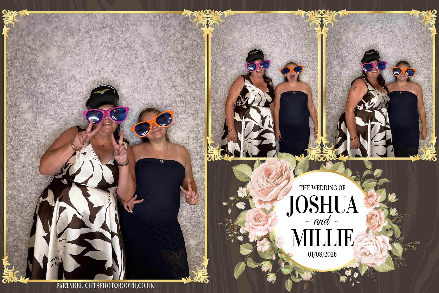 Josh and Millie's Wedding Reception | View more photos from the event at gallery.partydelightsphotobooth.co.uk/u/PartyDelightsPhotoBooth/Josh-and-Millies-Wedding-Reception