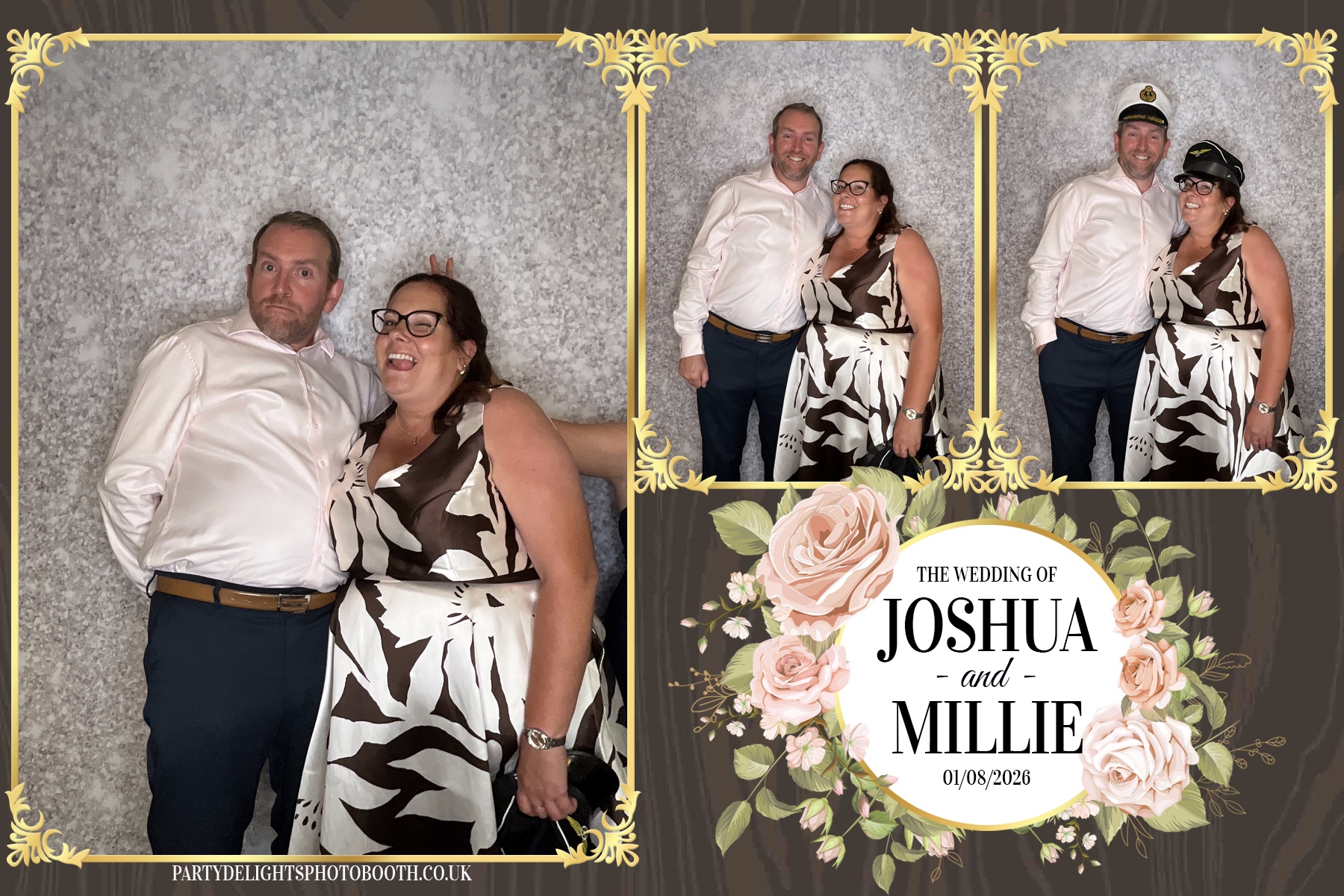 Josh and Millie's Wedding Reception | View more photos from the event at gallery.partydelightsphotobooth.co.uk/u/PartyDelightsPhotoBooth/Josh-and-Millies-Wedding-Reception