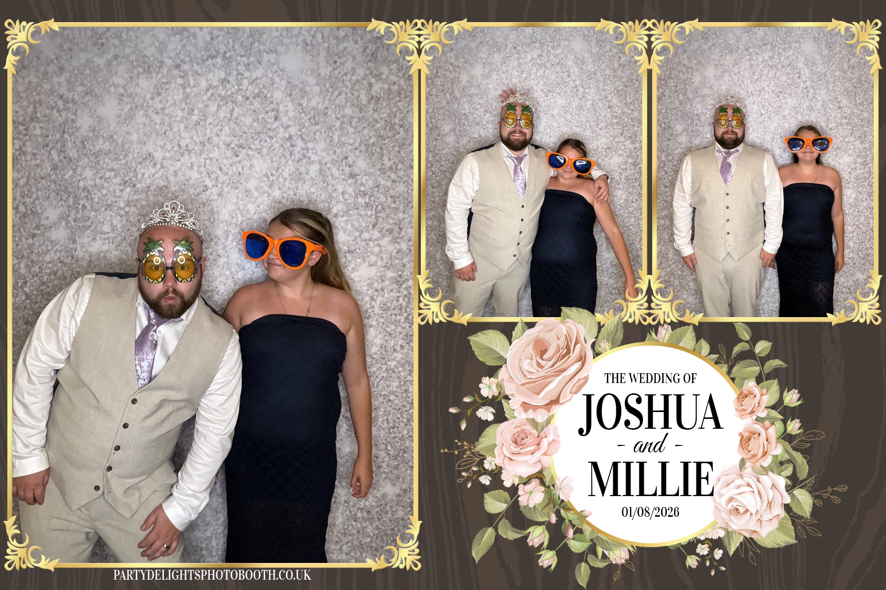 Josh and Millie's Wedding Reception | View more photos from the event at gallery.partydelightsphotobooth.co.uk/u/PartyDelightsPhotoBooth/Josh-and-Millies-Wedding-Reception
