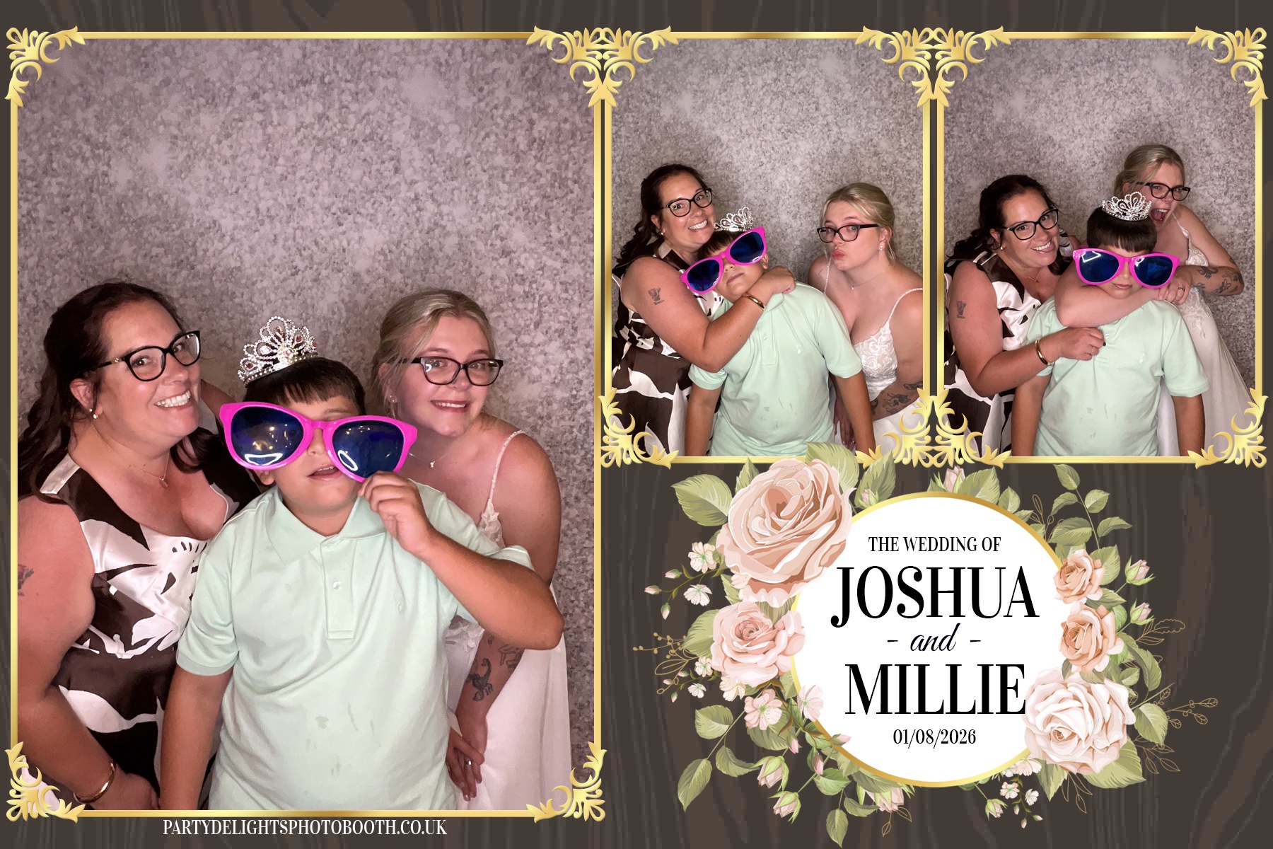 Josh and Millie's Wedding Reception | View more photos from the event at gallery.partydelightsphotobooth.co.uk/u/PartyDelightsPhotoBooth/Josh-and-Millies-Wedding-Reception