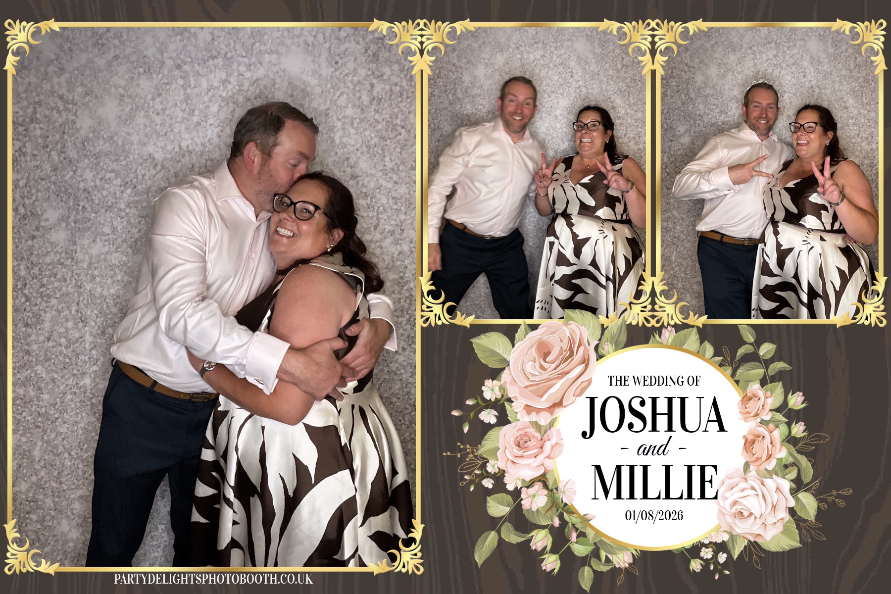 Josh and Millie's Wedding Reception | View more photos from the event at gallery.partydelightsphotobooth.co.uk/u/PartyDelightsPhotoBooth/Josh-and-Millies-Wedding-Reception