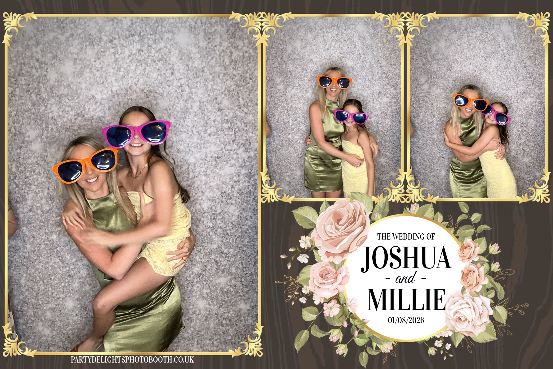 Josh and Millie's Wedding Reception | View more photos from the event at gallery.partydelightsphotobooth.co.uk/u/PartyDelightsPhotoBooth/Josh-and-Millies-Wedding-Reception