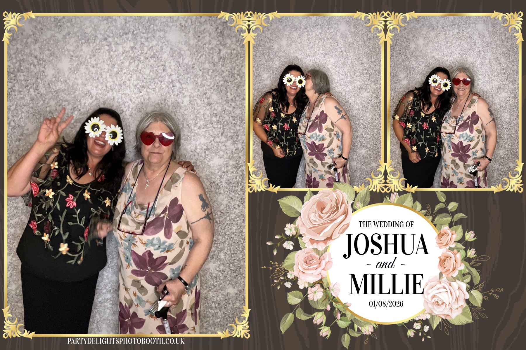 Josh and Millie's Wedding Reception | View more photos from the event at gallery.partydelightsphotobooth.co.uk/u/PartyDelightsPhotoBooth/Josh-and-Millies-Wedding-Reception