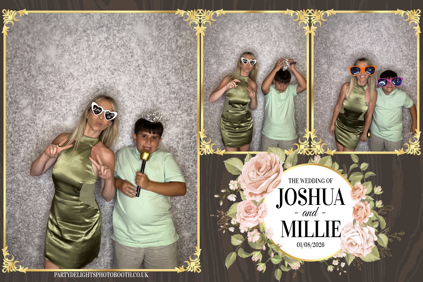 Josh and Millie's Wedding Reception | View more photos from the event at gallery.partydelightsphotobooth.co.uk/u/PartyDelightsPhotoBooth/Josh-and-Millies-Wedding-Reception