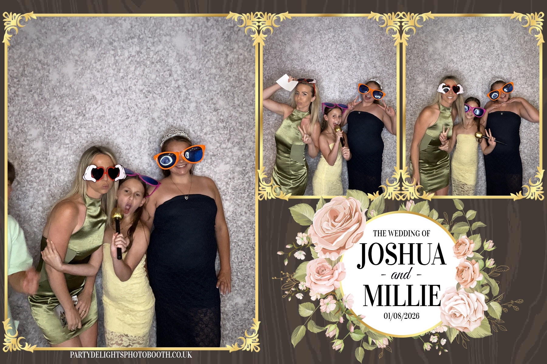 Josh and Millie's Wedding Reception | View more photos from the event at gallery.partydelightsphotobooth.co.uk/u/PartyDelightsPhotoBooth/Josh-and-Millies-Wedding-Reception