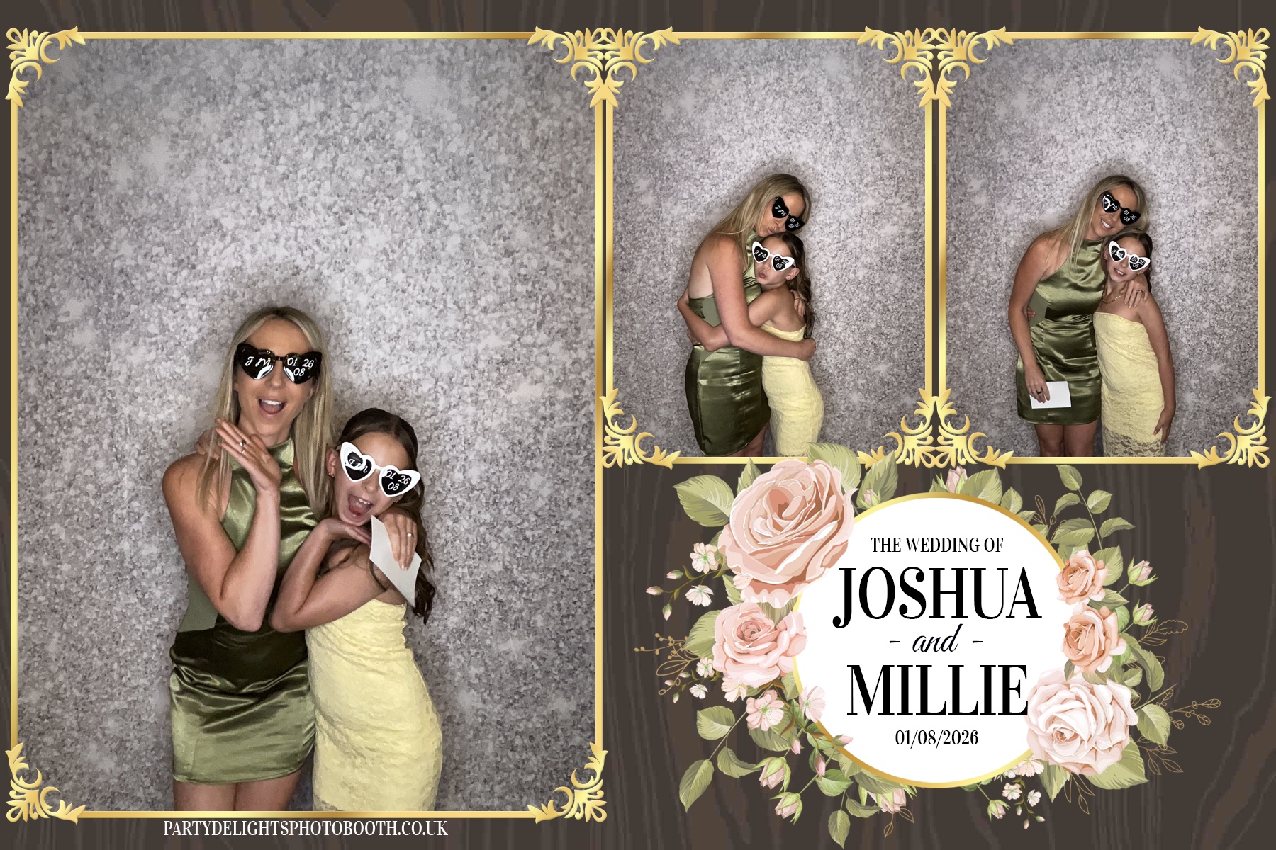 Josh and Millie's Wedding Reception | View more photos from the event at gallery.partydelightsphotobooth.co.uk/u/PartyDelightsPhotoBooth/Josh-and-Millies-Wedding-Reception