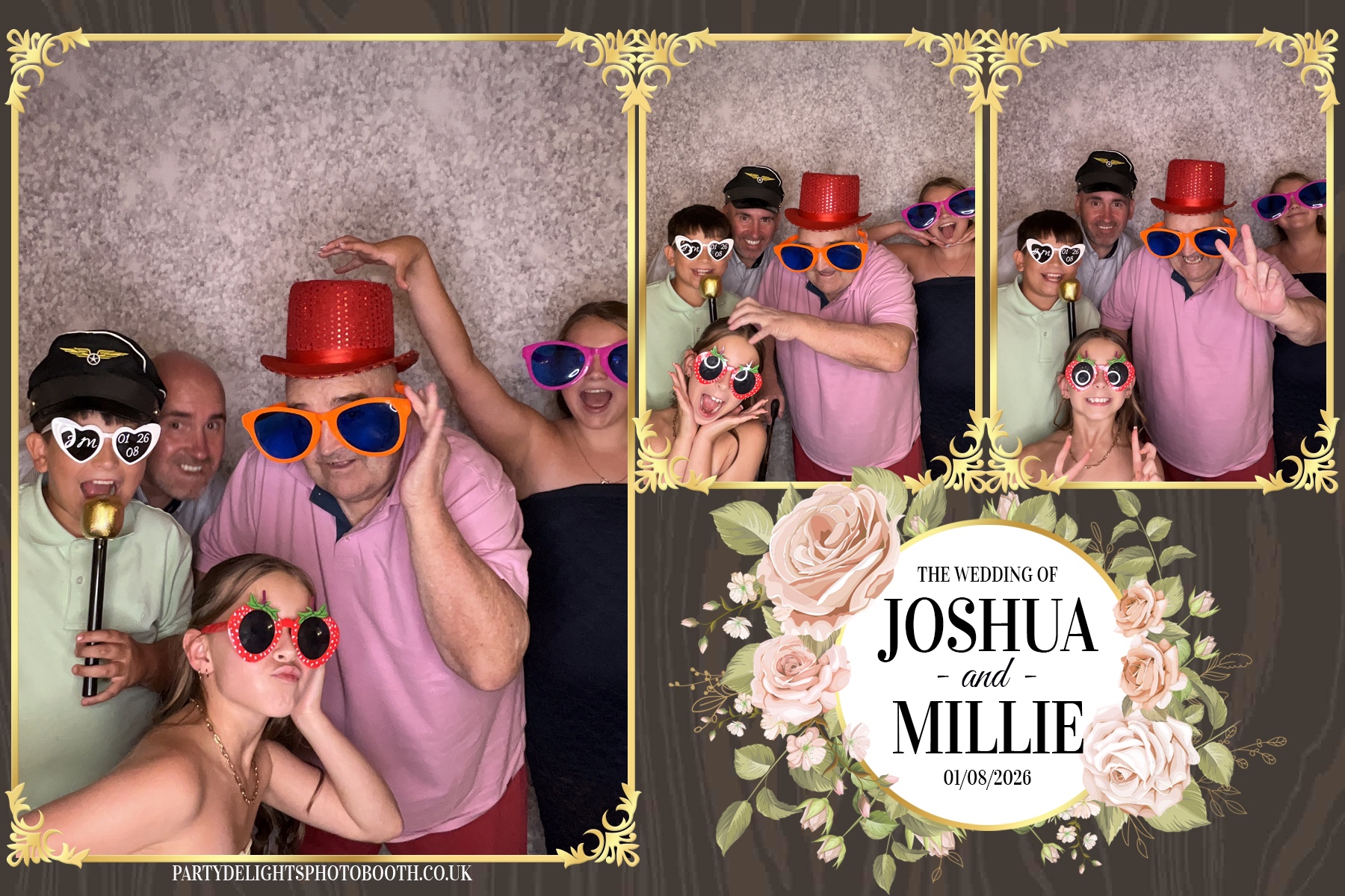 Josh and Millie's Wedding Reception | View more photos from the event at gallery.partydelightsphotobooth.co.uk/u/PartyDelightsPhotoBooth/Josh-and-Millies-Wedding-Reception