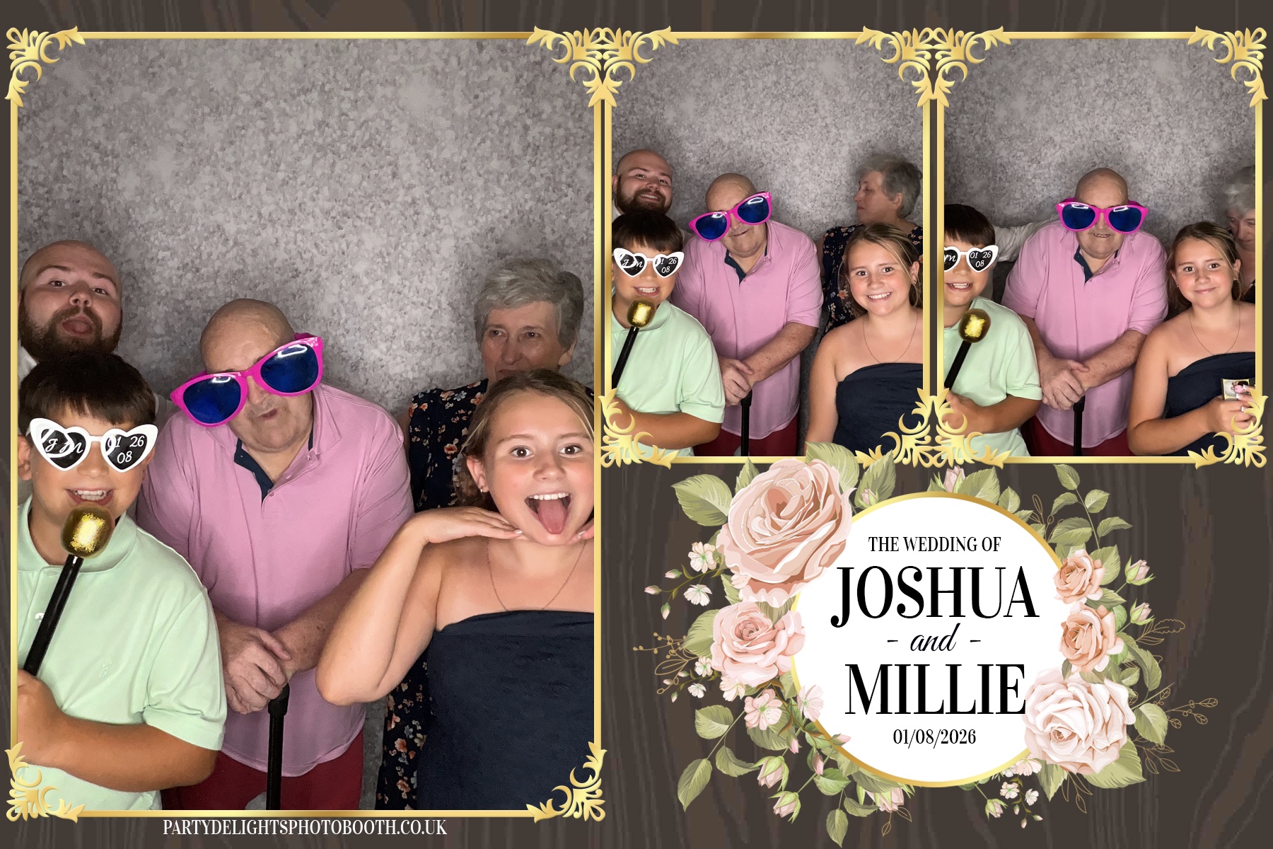 Josh and Millie's Wedding Reception | View more photos from the event at gallery.partydelightsphotobooth.co.uk/u/PartyDelightsPhotoBooth/Josh-and-Millies-Wedding-Reception