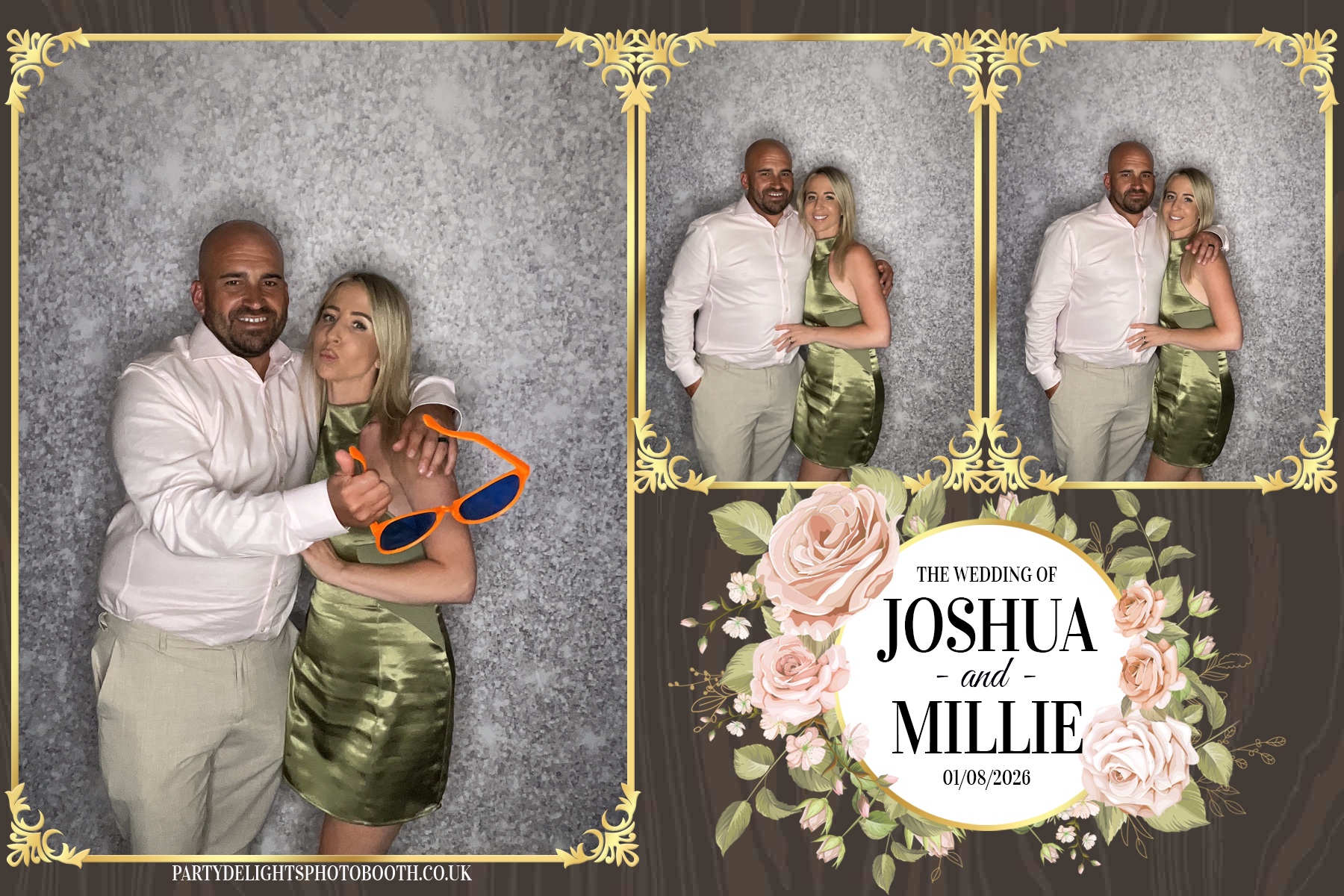 Josh and Millie's Wedding Reception | View more photos from the event at gallery.partydelightsphotobooth.co.uk/u/PartyDelightsPhotoBooth/Josh-and-Millies-Wedding-Reception