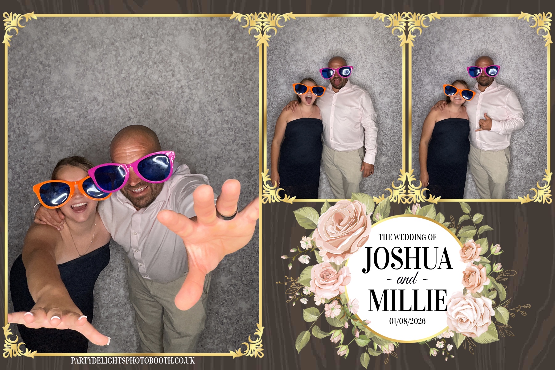 Josh and Millie's Wedding Reception | View more photos from the event at gallery.partydelightsphotobooth.co.uk/u/PartyDelightsPhotoBooth/Josh-and-Millies-Wedding-Reception