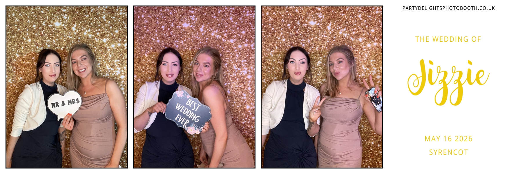 Lizzie and Josh's Wedding | View more photos from the event at gallery.partydelightsphotobooth.co.uk/u/PartyDelightsPhotoBooth/Lizzie-and-Joshs-Wedding