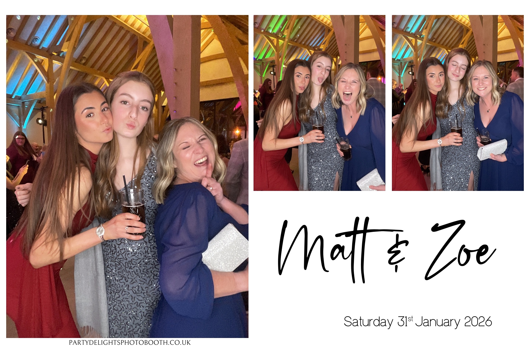 Matt and Zoe's Wedding | View more photos from the event at gallery.partydelightsphotobooth.co.uk/u/PartyDelightsPhotoBooth/Matt-and-Zoes-Wedding