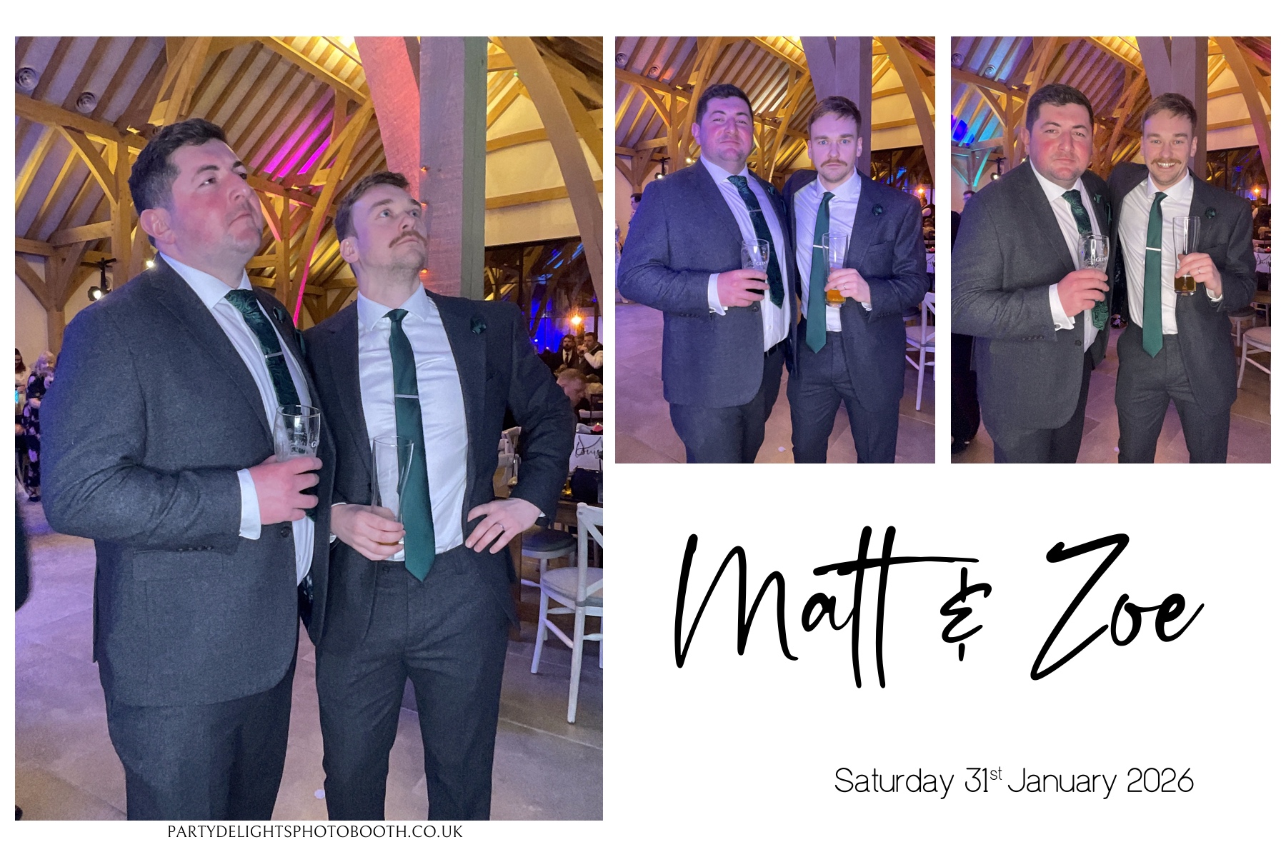 Matt and Zoe's Wedding | View more photos from the event at gallery.partydelightsphotobooth.co.uk/u/PartyDelightsPhotoBooth/Matt-and-Zoes-Wedding