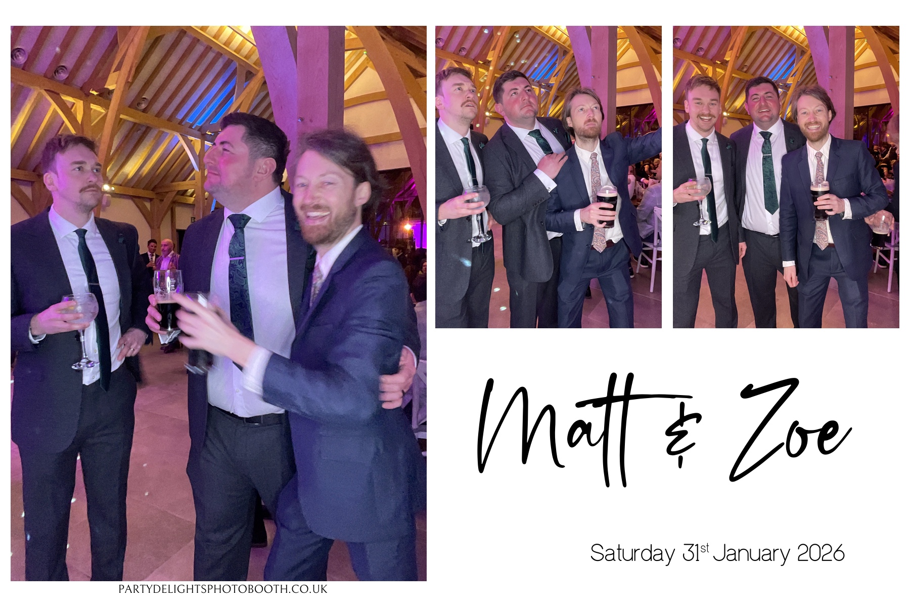 Matt and Zoe's Wedding | View more photos from the event at gallery.partydelightsphotobooth.co.uk/u/PartyDelightsPhotoBooth/Matt-and-Zoes-Wedding
