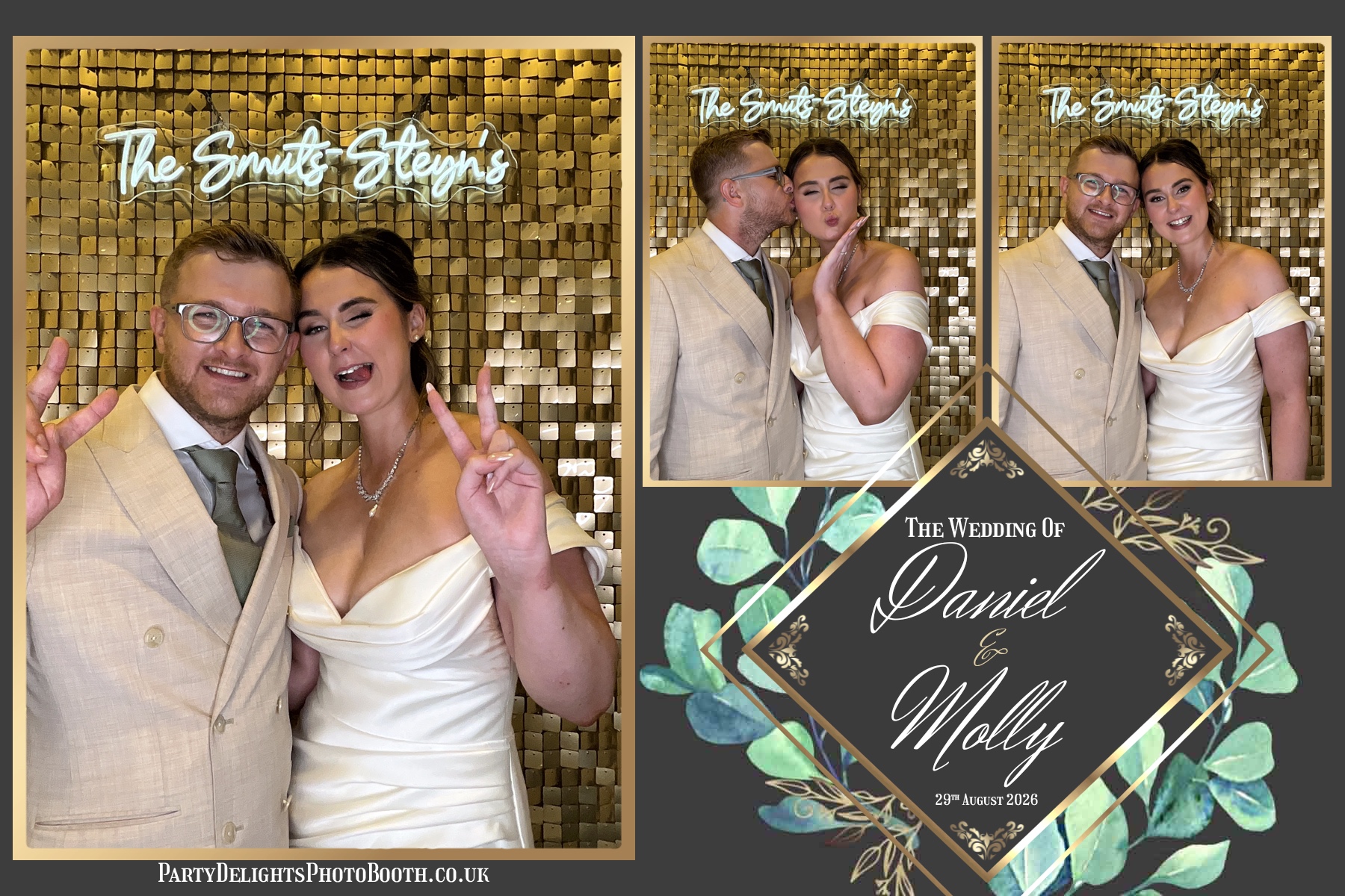 Molly and Daniels Wedding | View more photos from the event at gallery.partydelightsphotobooth.co.uk/u/PartyDelightsPhotoBooth/Molly-and-Daniels-Wedding