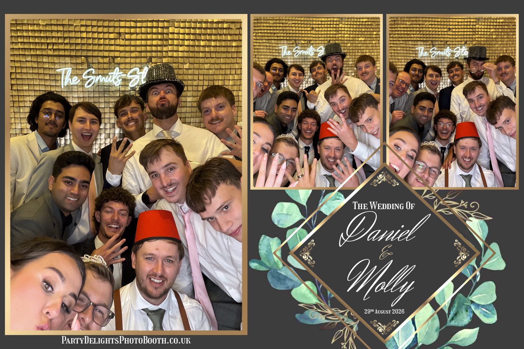 Molly and Daniels Wedding | View more photos from the event at gallery.partydelightsphotobooth.co.uk/u/PartyDelightsPhotoBooth/Molly-and-Daniels-Wedding