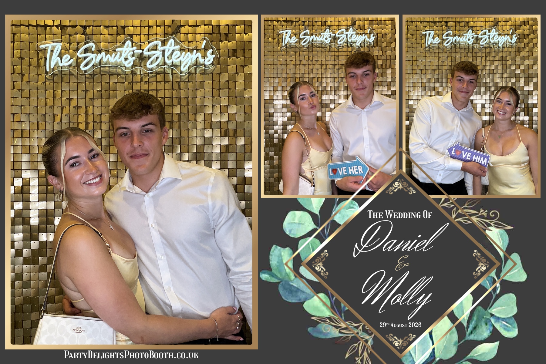 Molly and Daniels Wedding | View more photos from the event at gallery.partydelightsphotobooth.co.uk/u/PartyDelightsPhotoBooth/Molly-and-Daniels-Wedding