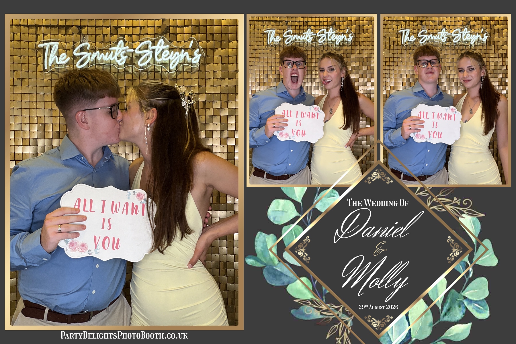 Molly and Daniels Wedding | View more photos from the event at gallery.partydelightsphotobooth.co.uk/u/PartyDelightsPhotoBooth/Molly-and-Daniels-Wedding