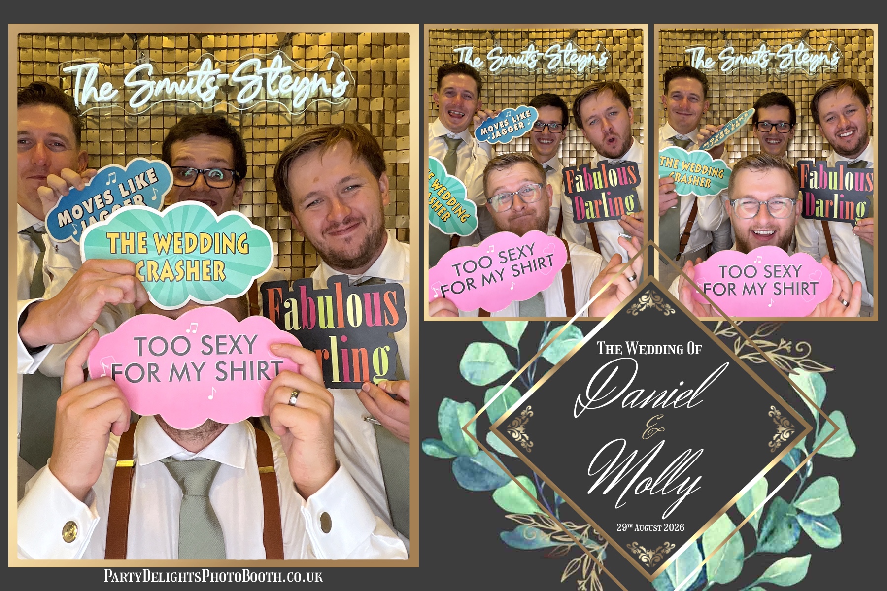 Molly and Daniels Wedding | View more photos from the event at gallery.partydelightsphotobooth.co.uk/u/PartyDelightsPhotoBooth/Molly-and-Daniels-Wedding
