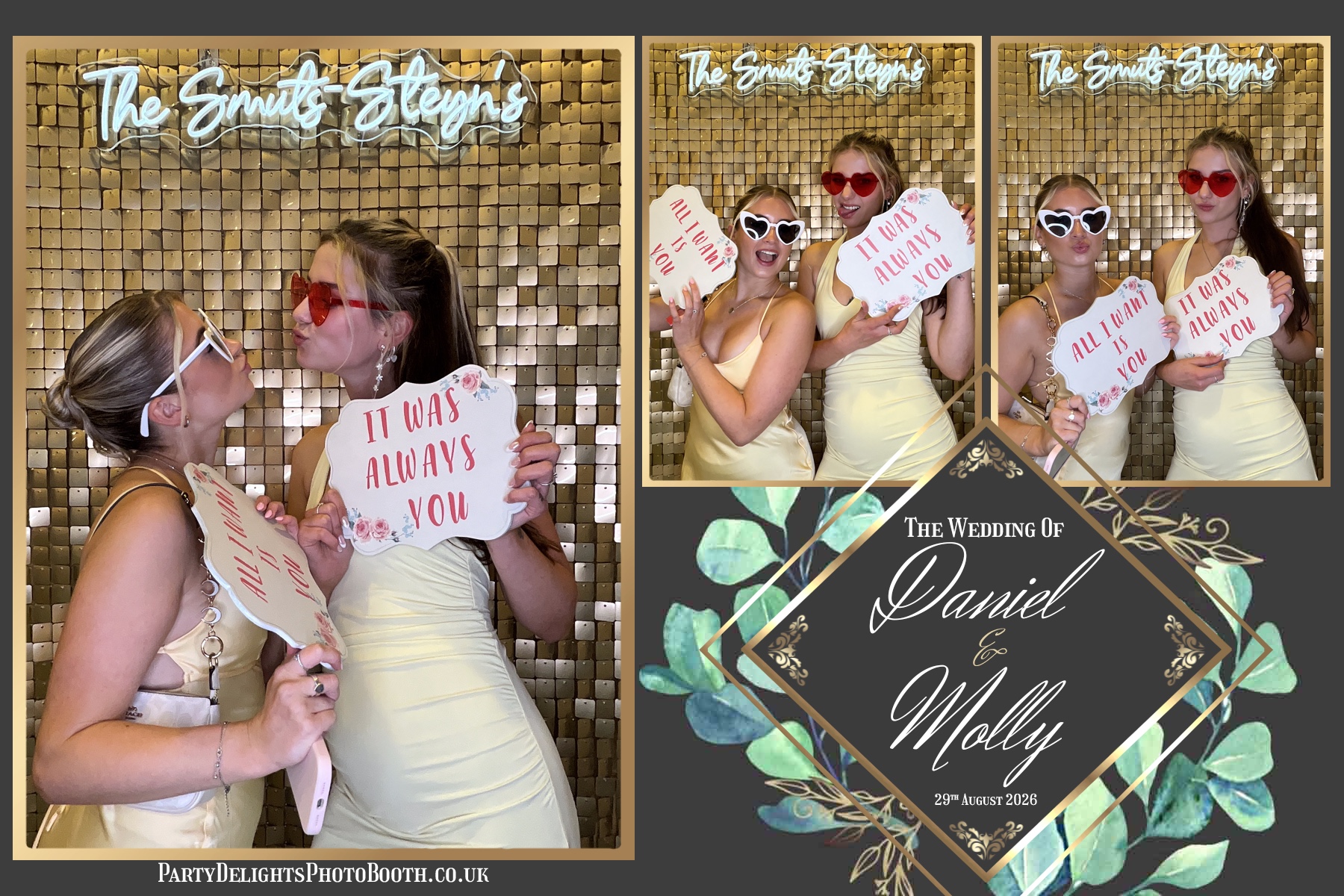 Molly and Daniels Wedding | View more photos from the event at gallery.partydelightsphotobooth.co.uk/u/PartyDelightsPhotoBooth/Molly-and-Daniels-Wedding