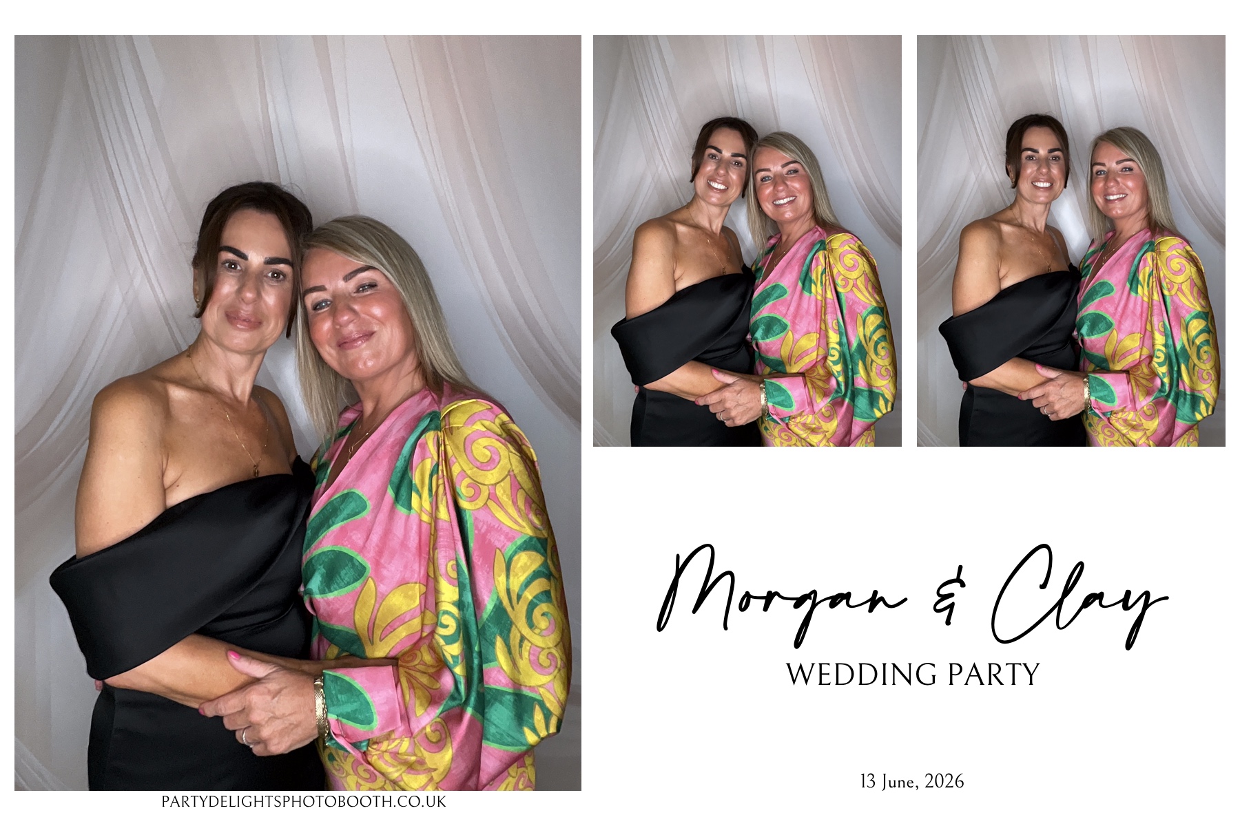 Morgan and Clay Wedding Party | View more photos from the event at gallery.partydelightsphotobooth.co.uk/u/PartyDelightsPhotoBooth/Morgan-and-Clay-Wedding-Party