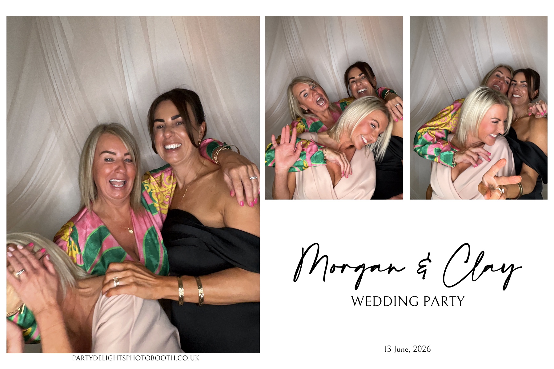 Morgan and Clay Wedding Party | View more photos from the event at gallery.partydelightsphotobooth.co.uk/u/PartyDelightsPhotoBooth/Morgan-and-Clay-Wedding-Party