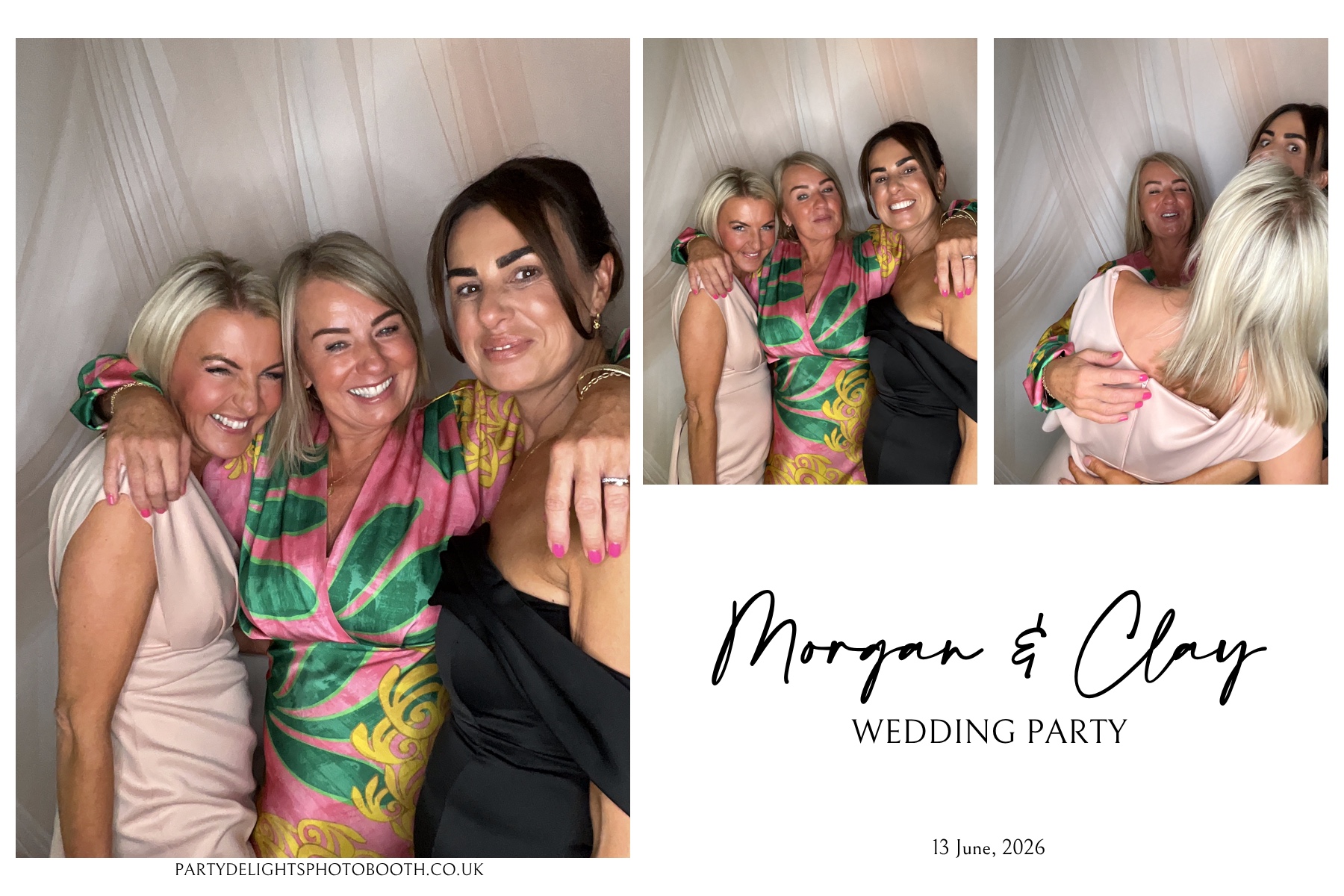 Morgan and Clay Wedding Party | View more photos from the event at gallery.partydelightsphotobooth.co.uk/u/PartyDelightsPhotoBooth/Morgan-and-Clay-Wedding-Party