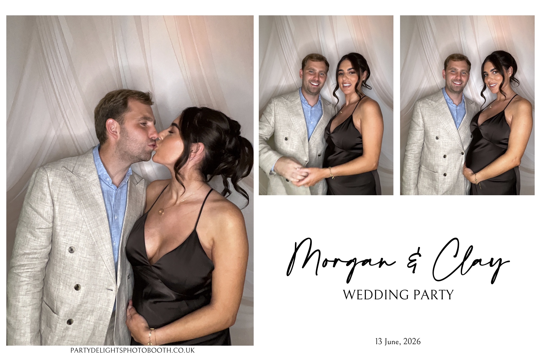 Morgan and Clay Wedding Party | View more photos from the event at gallery.partydelightsphotobooth.co.uk/u/PartyDelightsPhotoBooth/Morgan-and-Clay-Wedding-Party