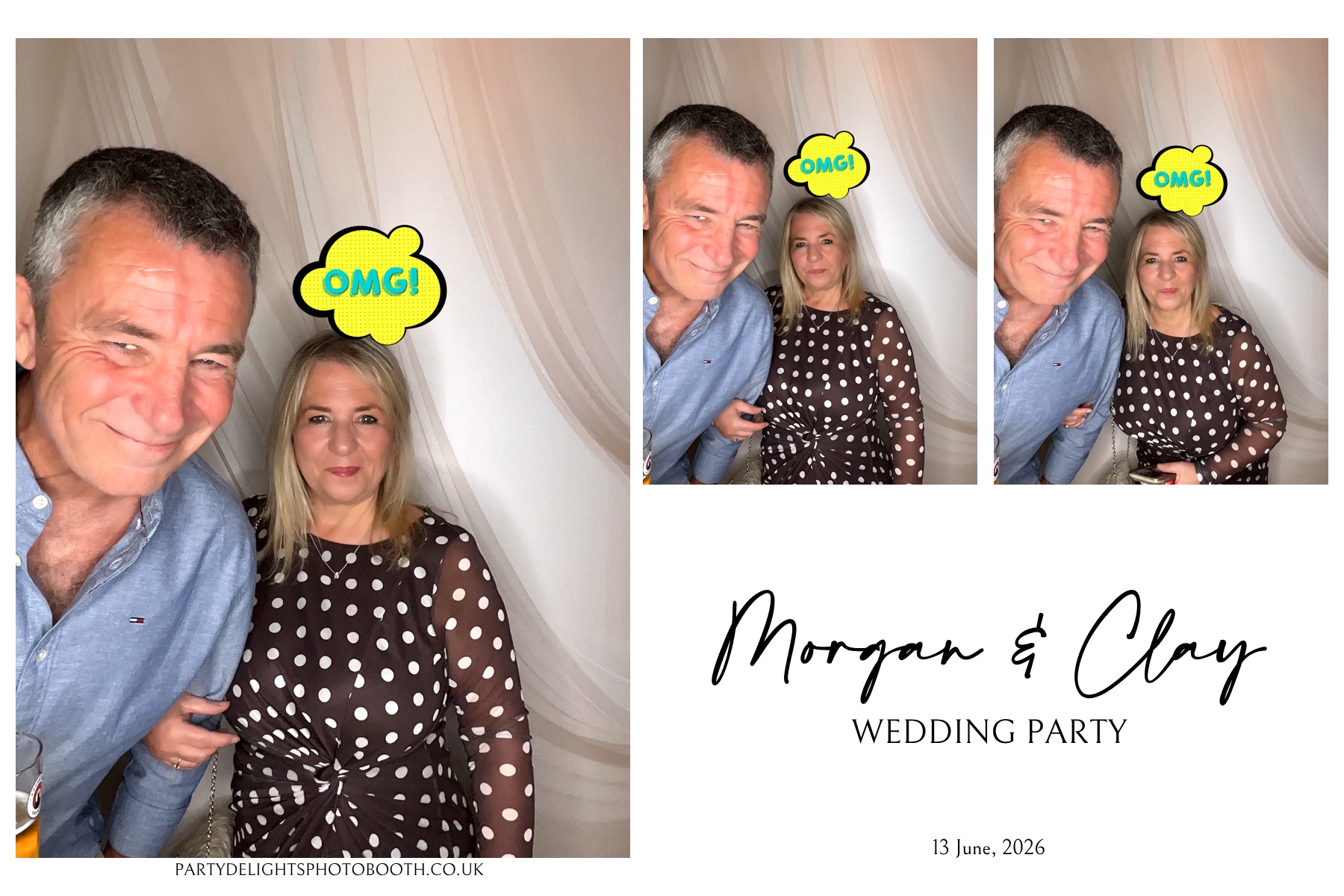 Morgan and Clay Wedding Party | View more photos from the event at gallery.partydelightsphotobooth.co.uk/u/PartyDelightsPhotoBooth/Morgan-and-Clay-Wedding-Party