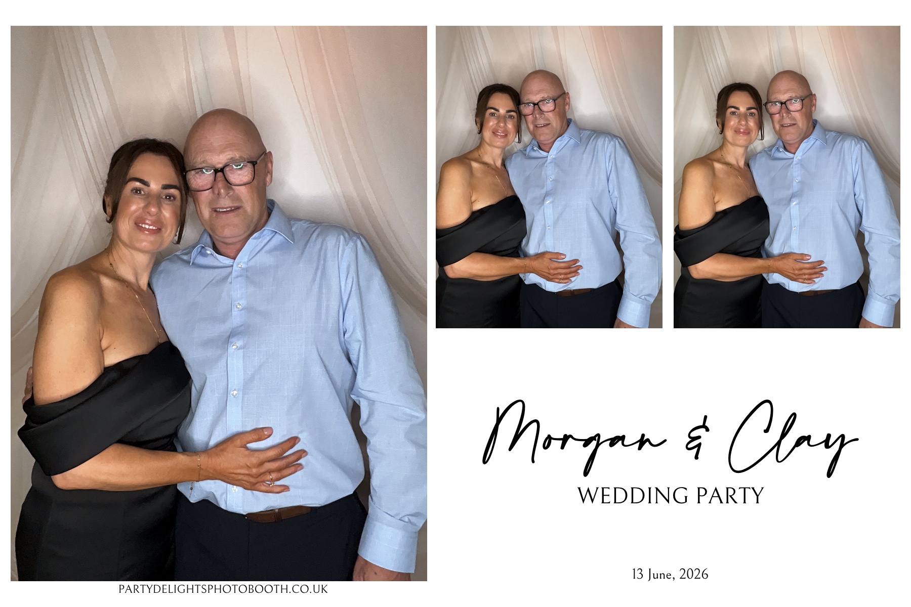 Morgan and Clay Wedding Party | View more photos from the event at gallery.partydelightsphotobooth.co.uk/u/PartyDelightsPhotoBooth/Morgan-and-Clay-Wedding-Party