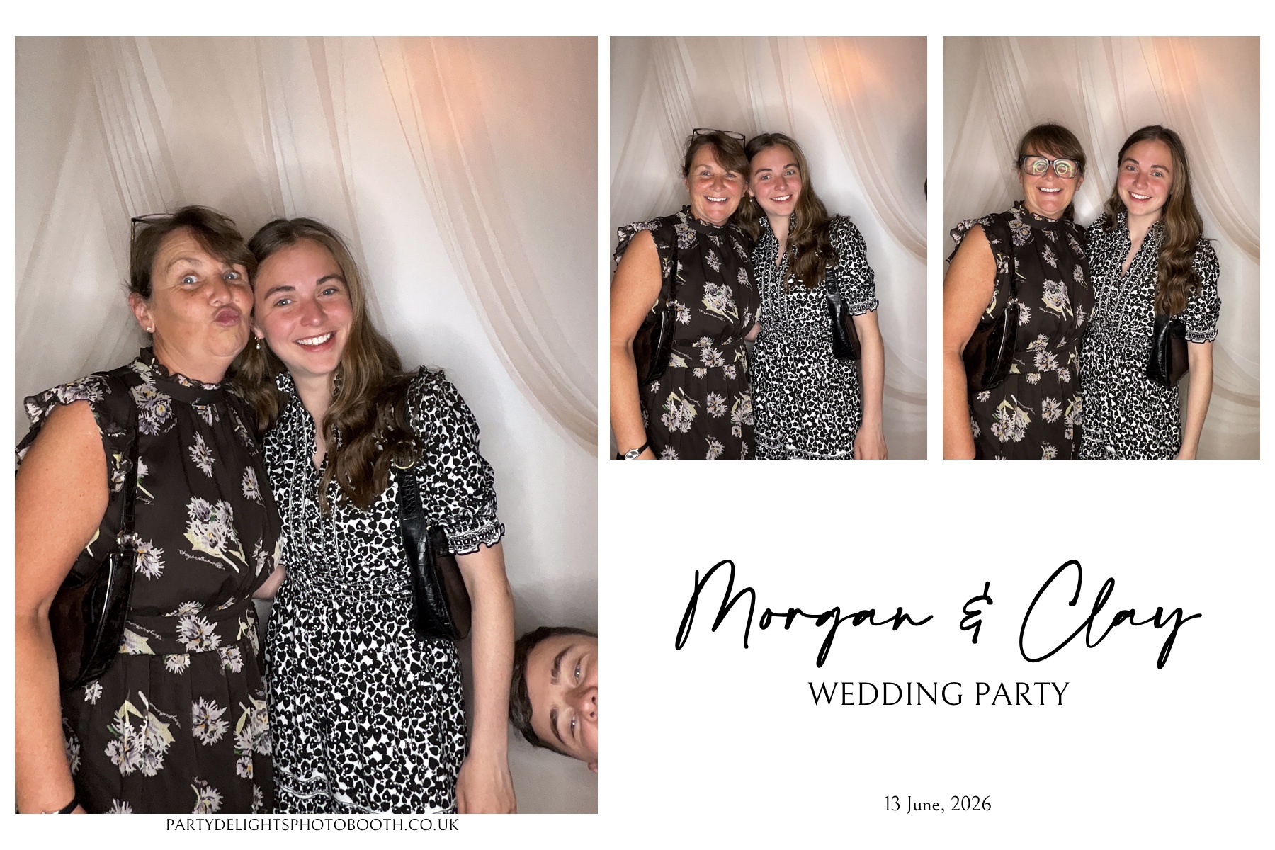 Morgan and Clay Wedding Party | View more photos from the event at gallery.partydelightsphotobooth.co.uk/u/PartyDelightsPhotoBooth/Morgan-and-Clay-Wedding-Party