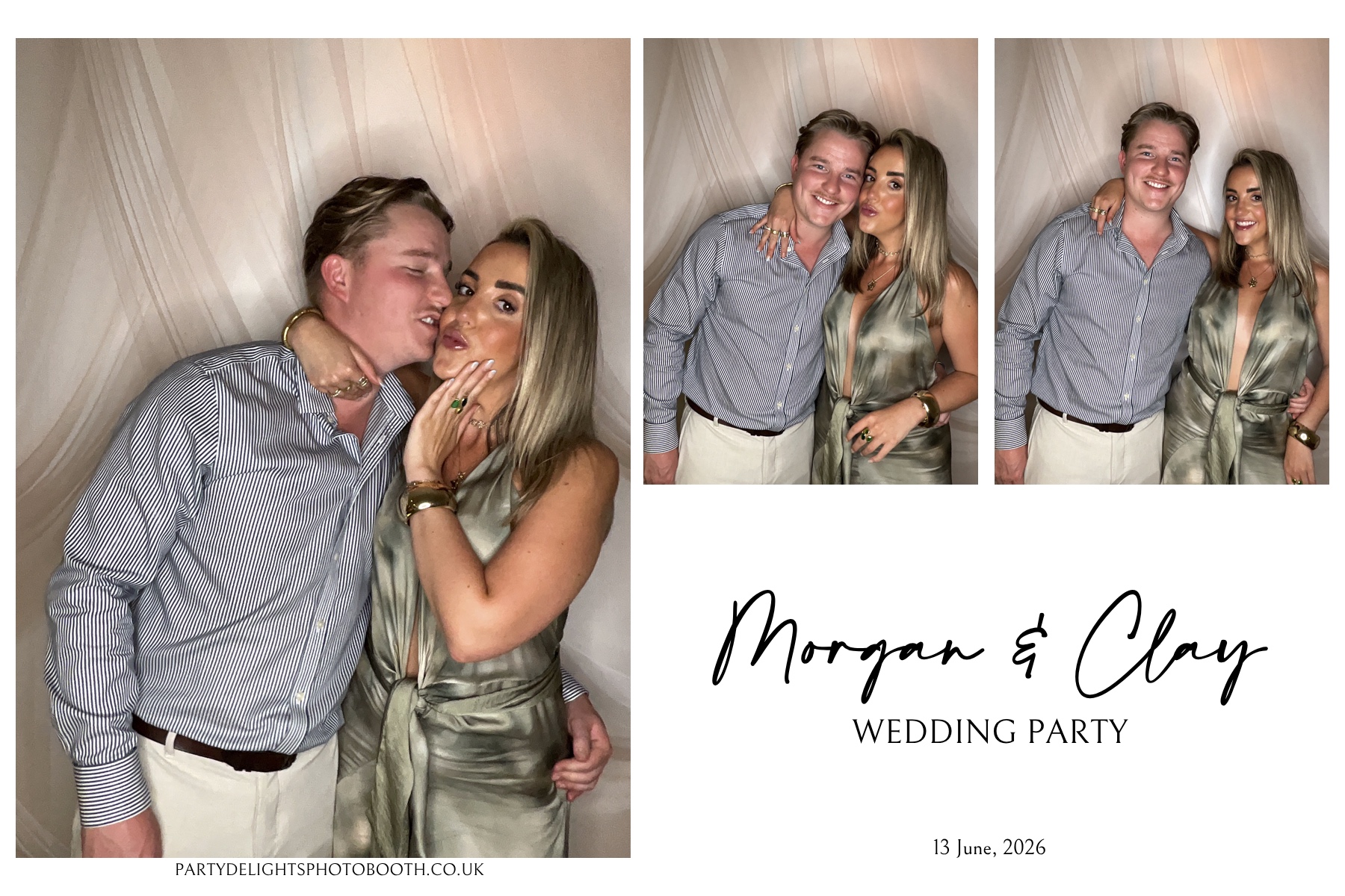 Morgan and Clay Wedding Party | View more photos from the event at gallery.partydelightsphotobooth.co.uk/u/PartyDelightsPhotoBooth/Morgan-and-Clay-Wedding-Party