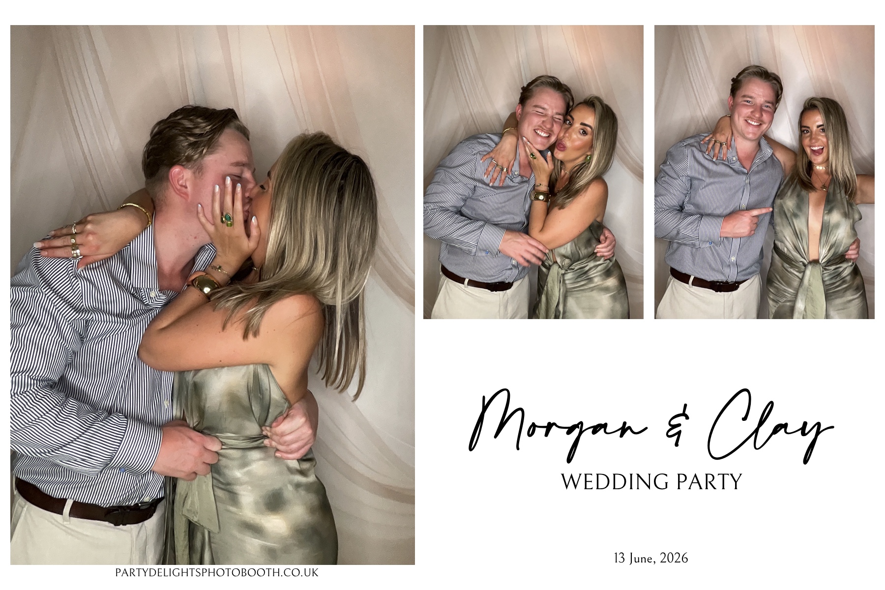 Morgan and Clay Wedding Party | View more photos from the event at gallery.partydelightsphotobooth.co.uk/u/PartyDelightsPhotoBooth/Morgan-and-Clay-Wedding-Party