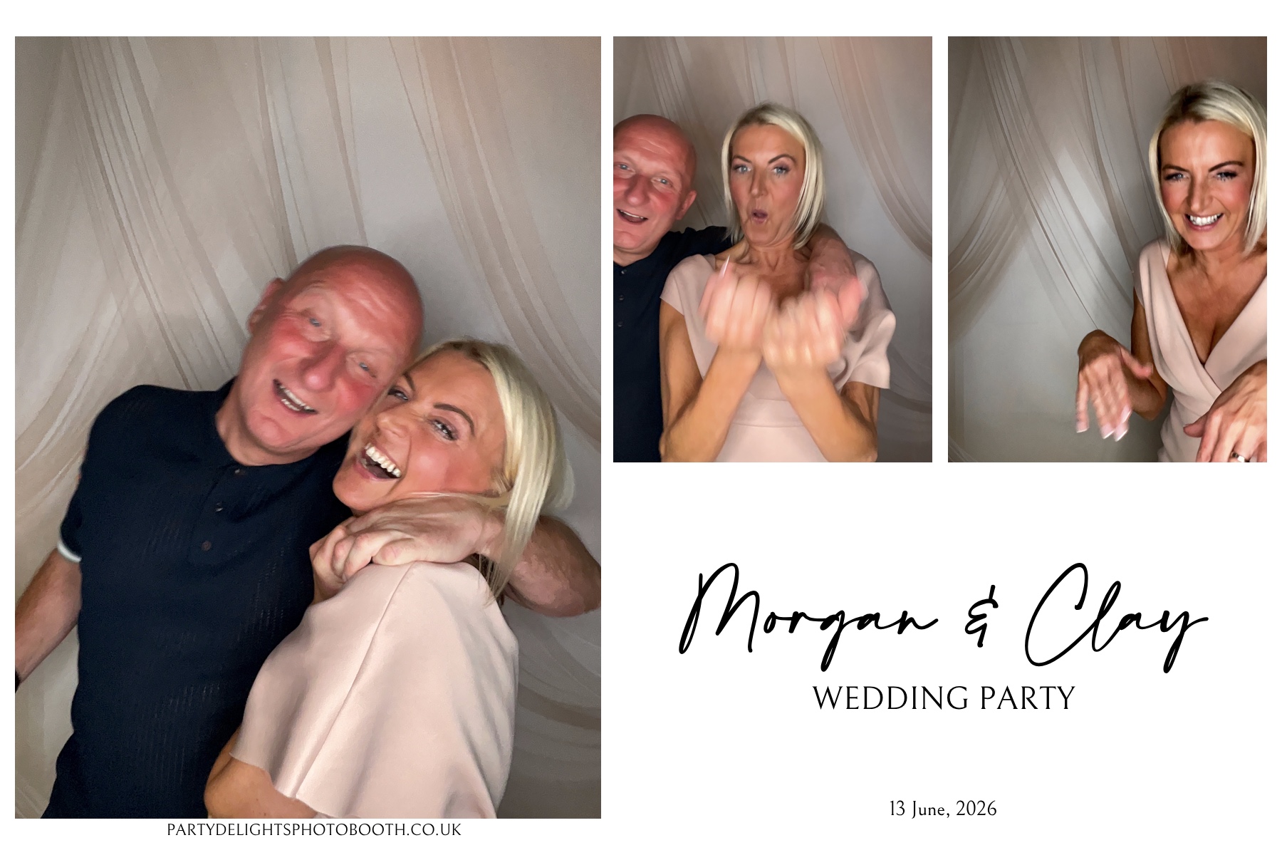 Morgan and Clay Wedding Party | View more photos from the event at gallery.partydelightsphotobooth.co.uk/u/PartyDelightsPhotoBooth/Morgan-and-Clay-Wedding-Party